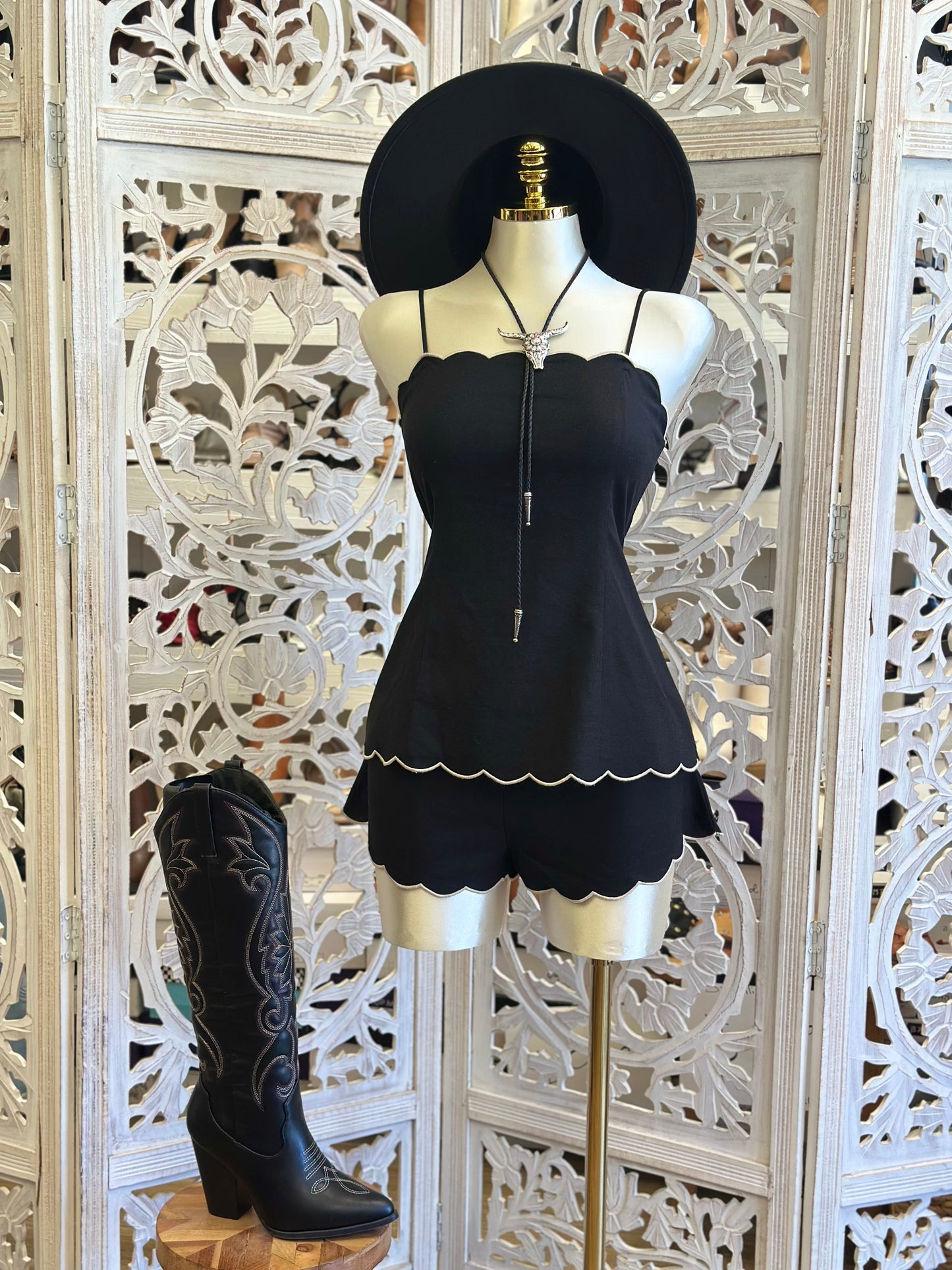 Shell Trim set- No Estira, Not Stretchy