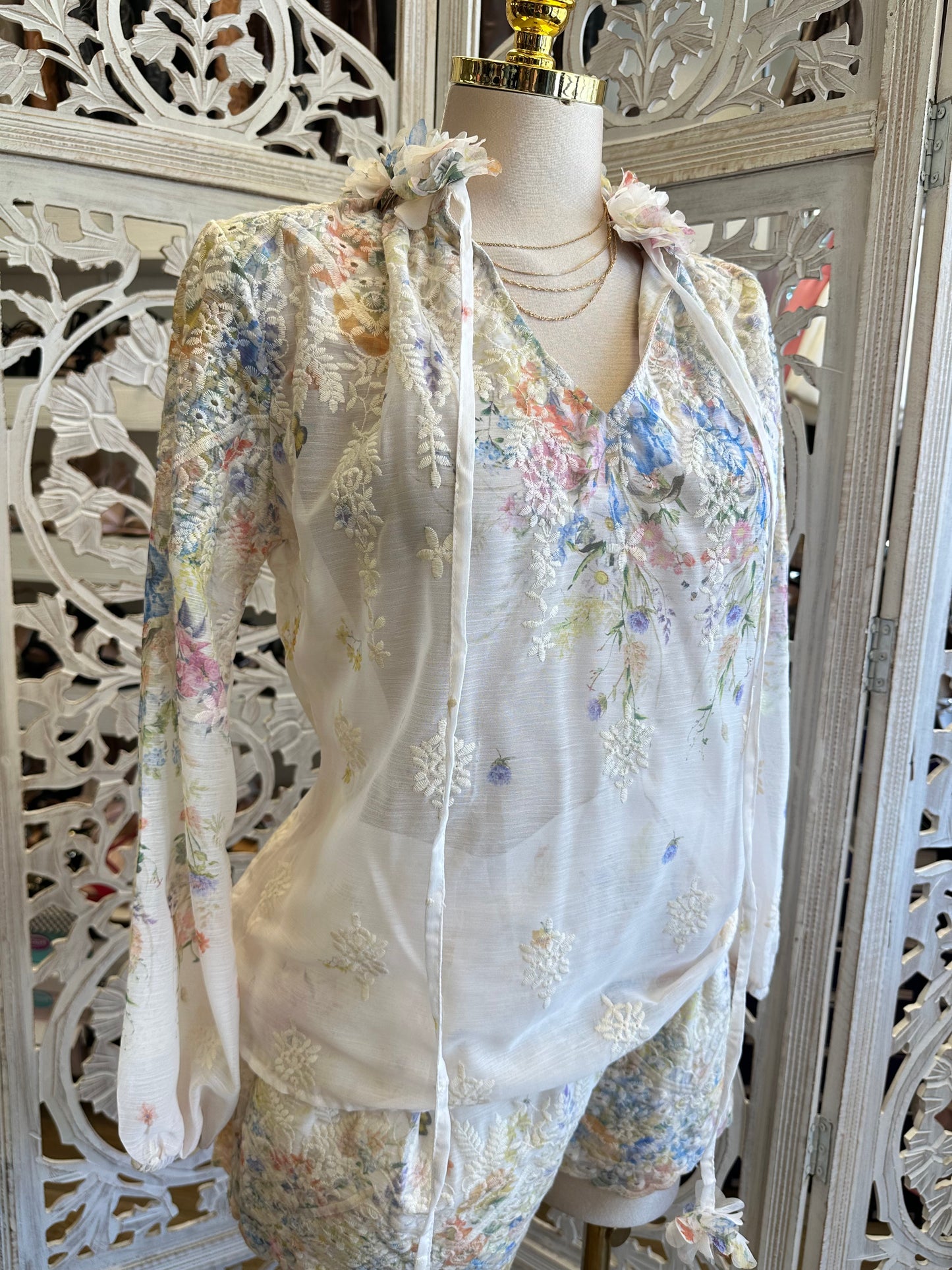 Pastel Dream Floral Set- Estira Poco, Slightly Stretchy