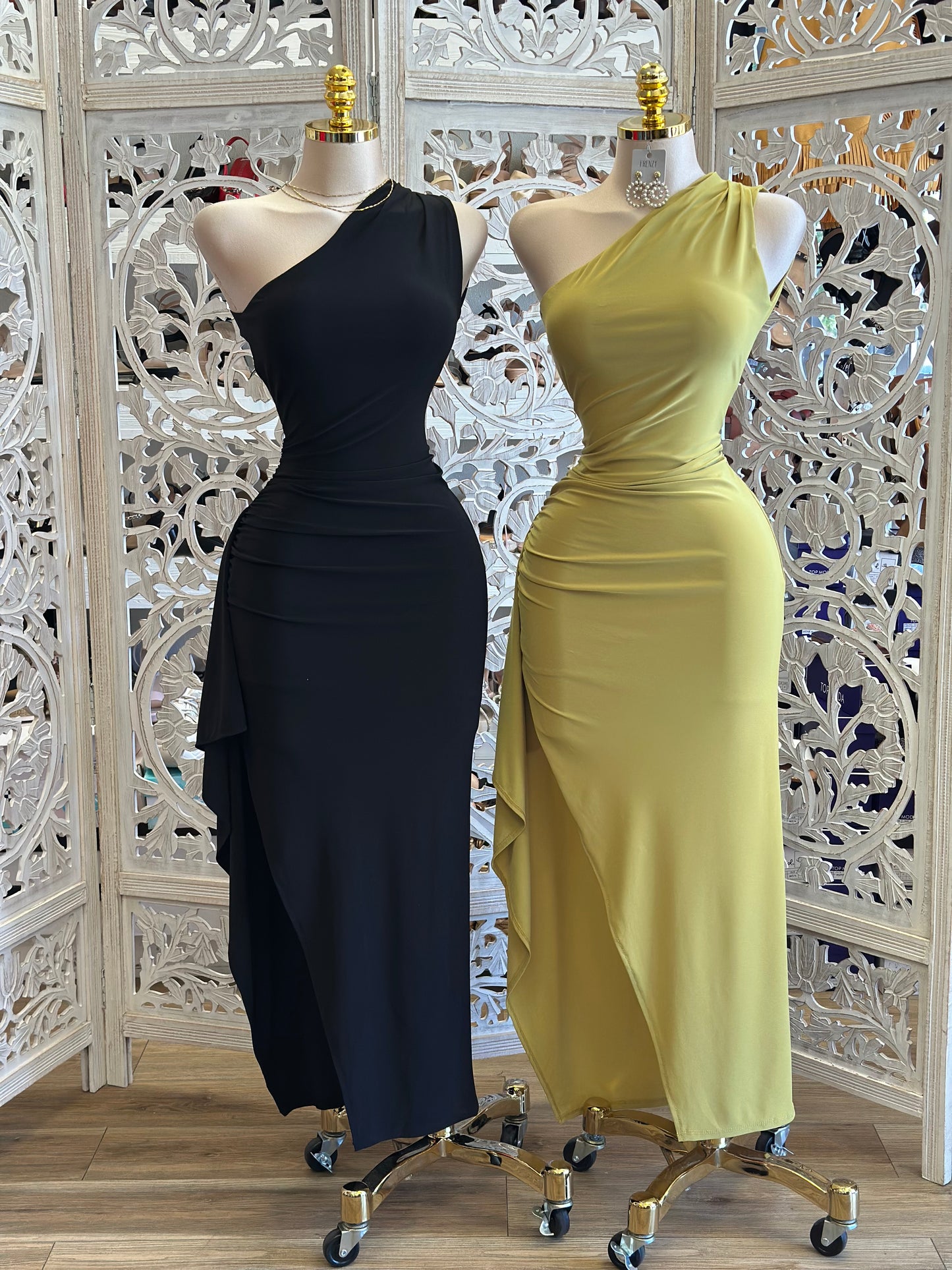 Slingback Midi Fitted Dress-Estira, Stretchy