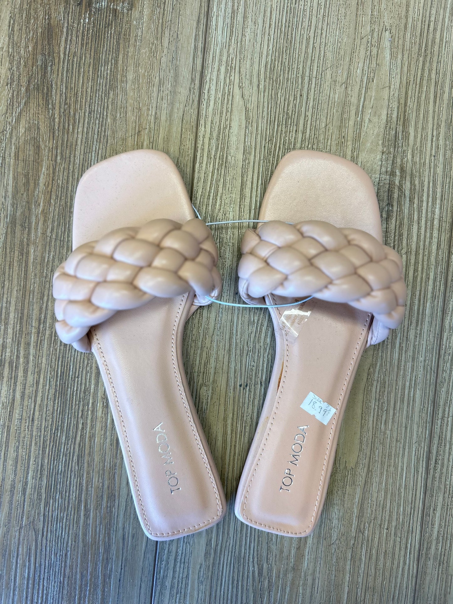Nude Braided Sandals