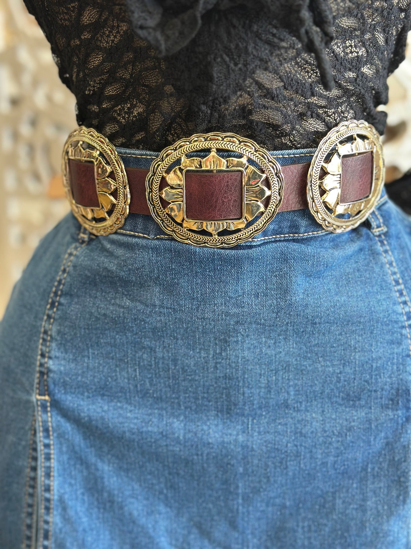 Brown Western Belt
