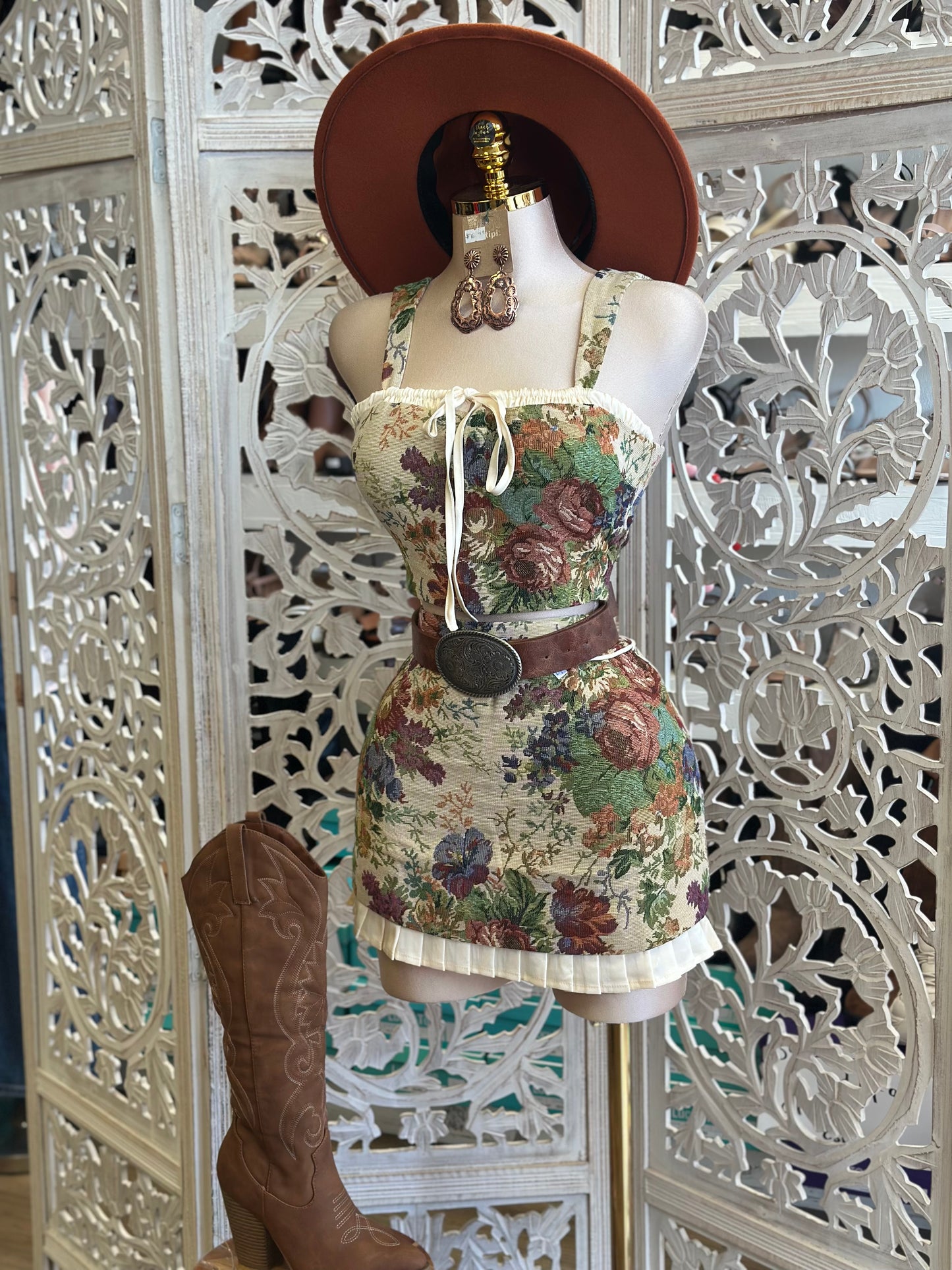 Maylee Floral Ribbon Set - Not Stretchy, No Estira
