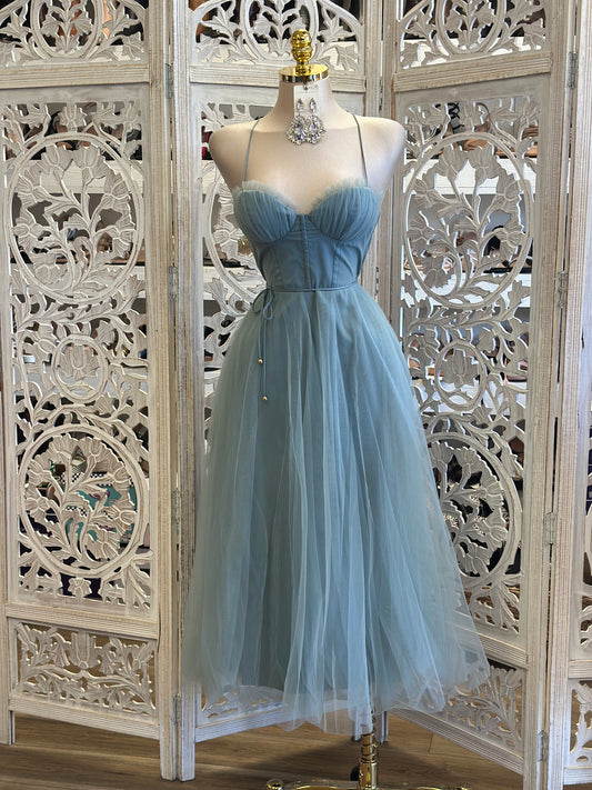 Ella Strappy Puffy Dress-No Estira, Not Stretchy