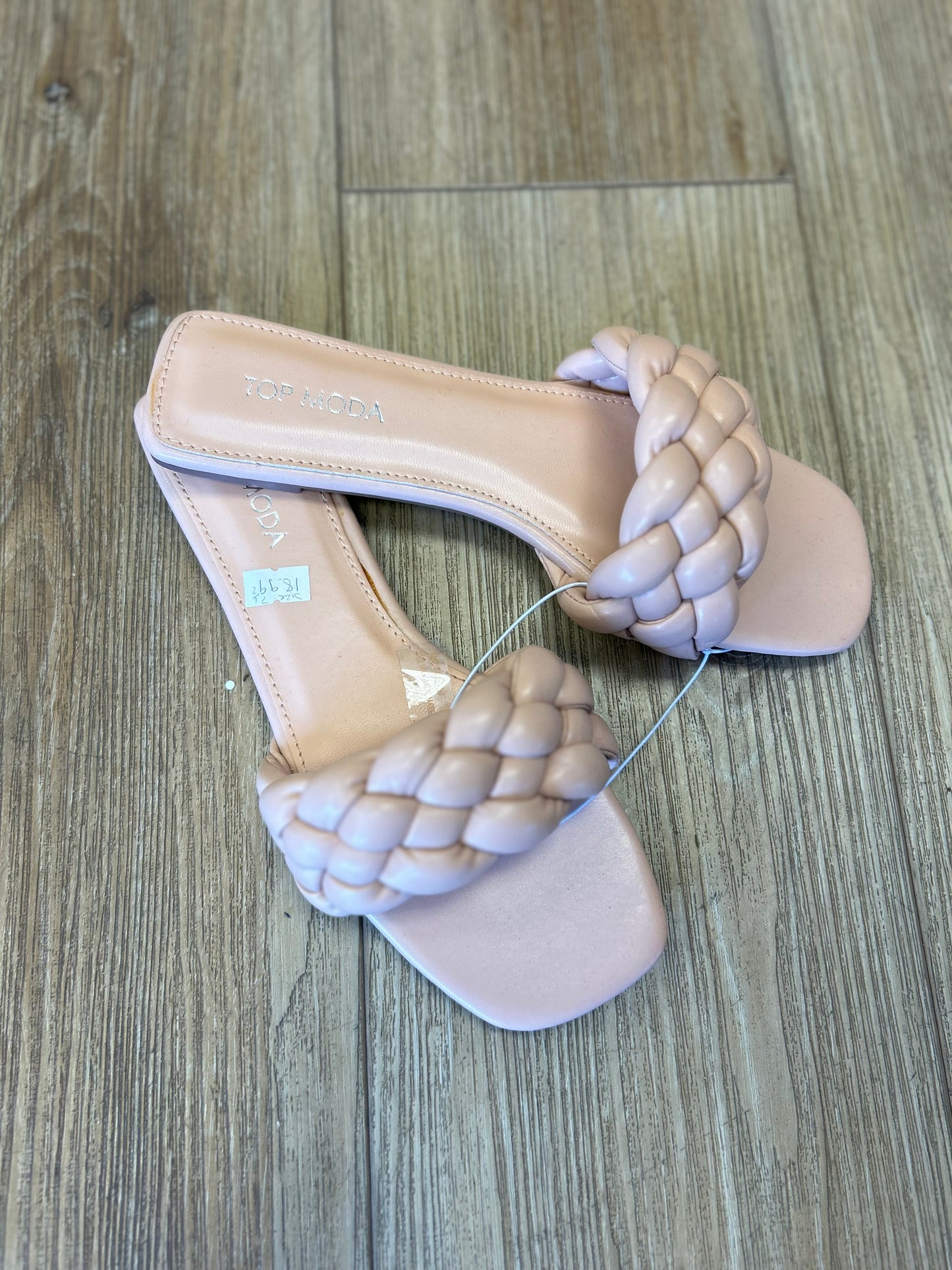 Nude Braided Sandals