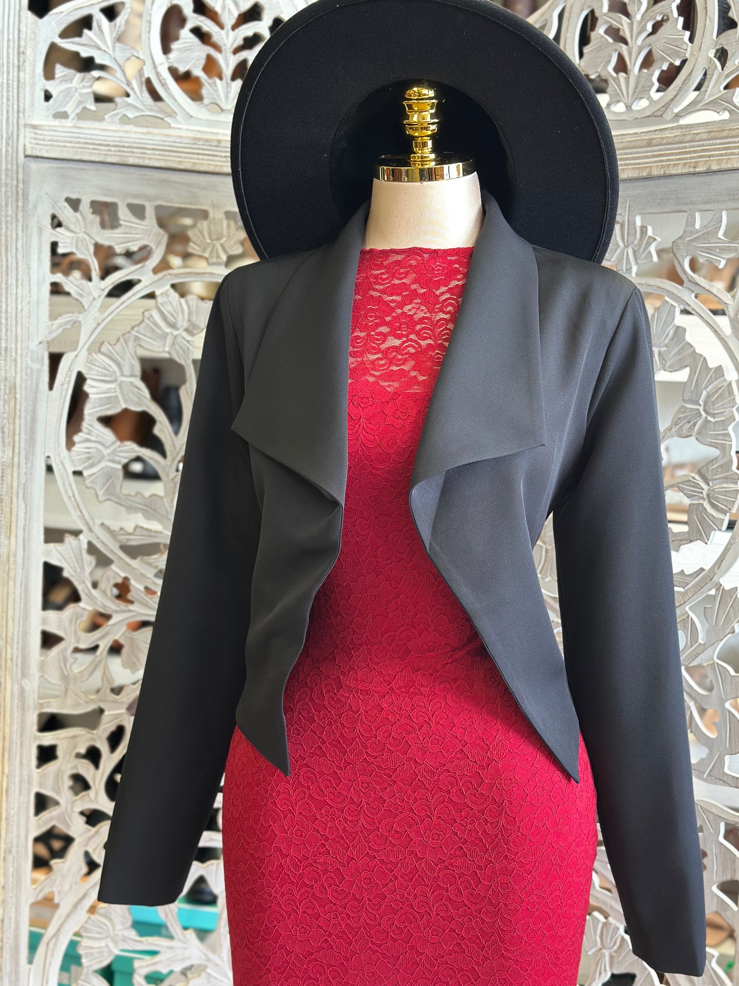 Soft Suede Blazer- Not Stretchy No Estira