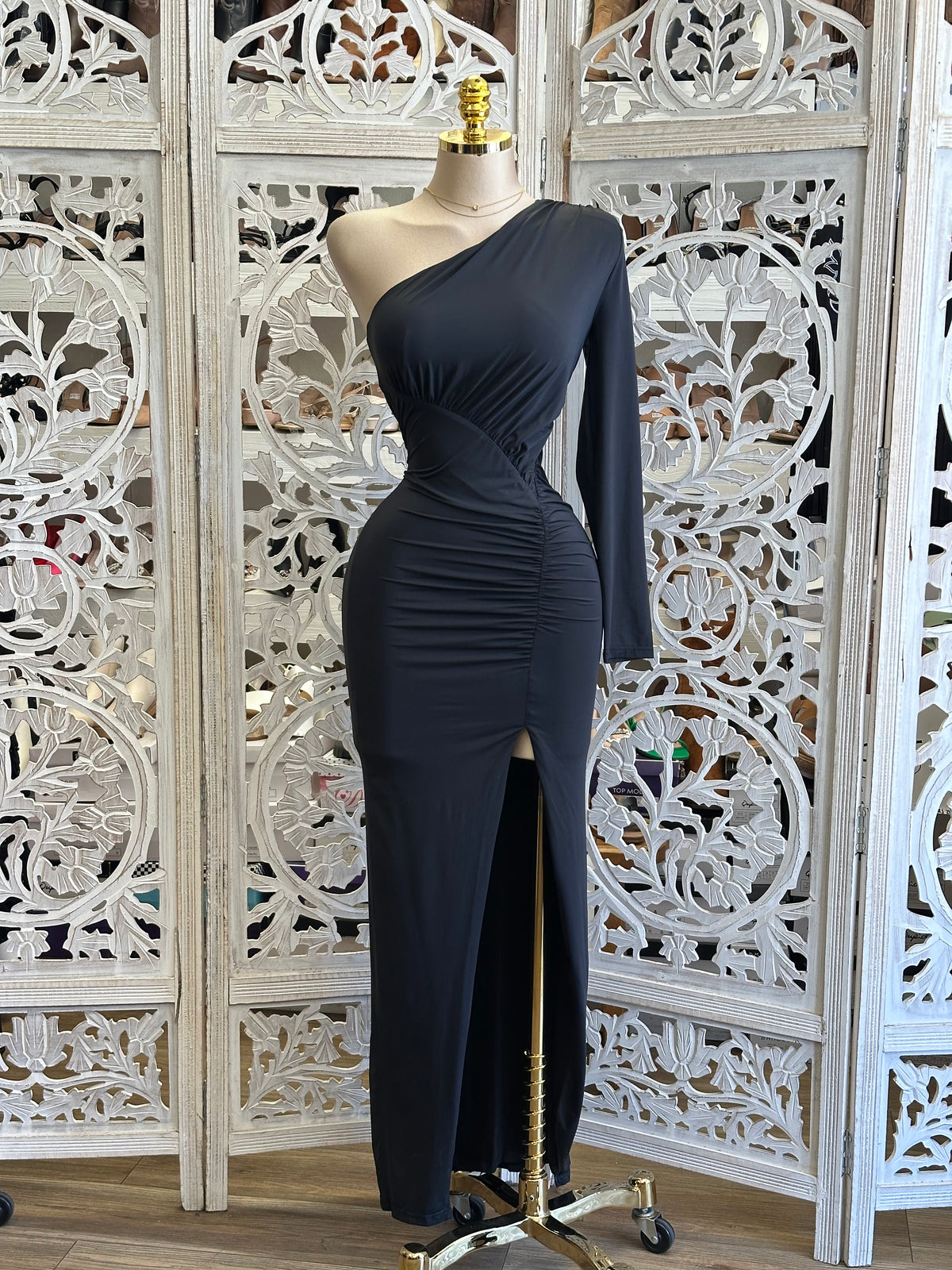 Basalt Maxi Dress- Estira, Stretchy
