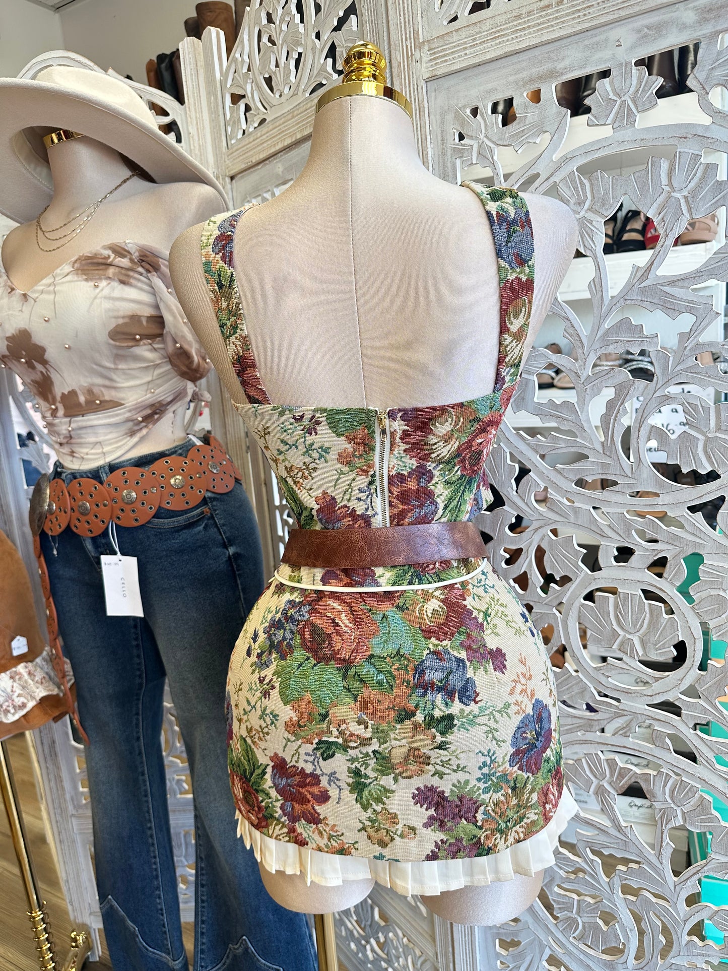 Maylee Floral Ribbon Set - Not Stretchy, No Estira