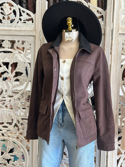 Color Block Full Zip Jacket