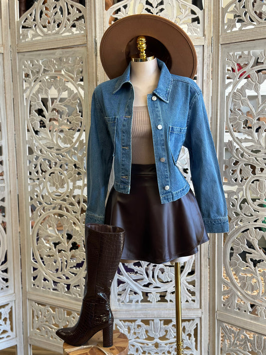 Denim Jacket With Pockets