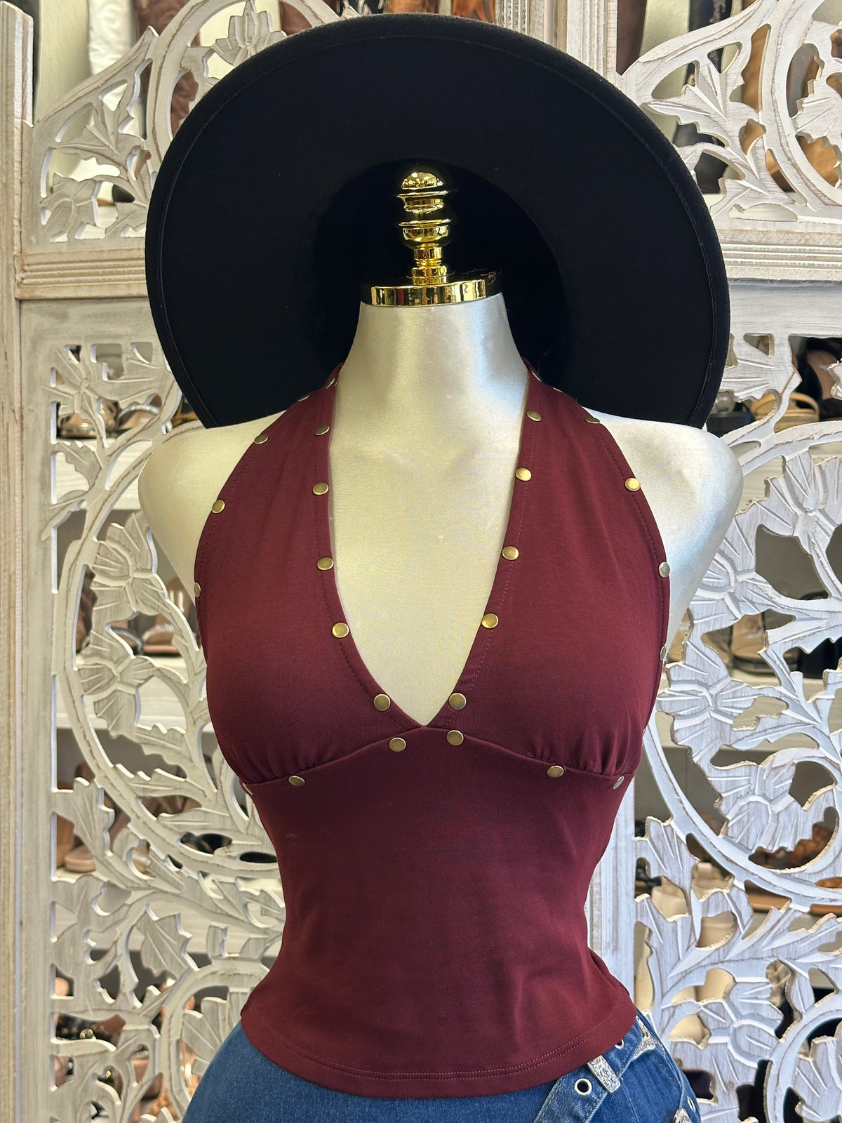 The Bandera Studded Halter