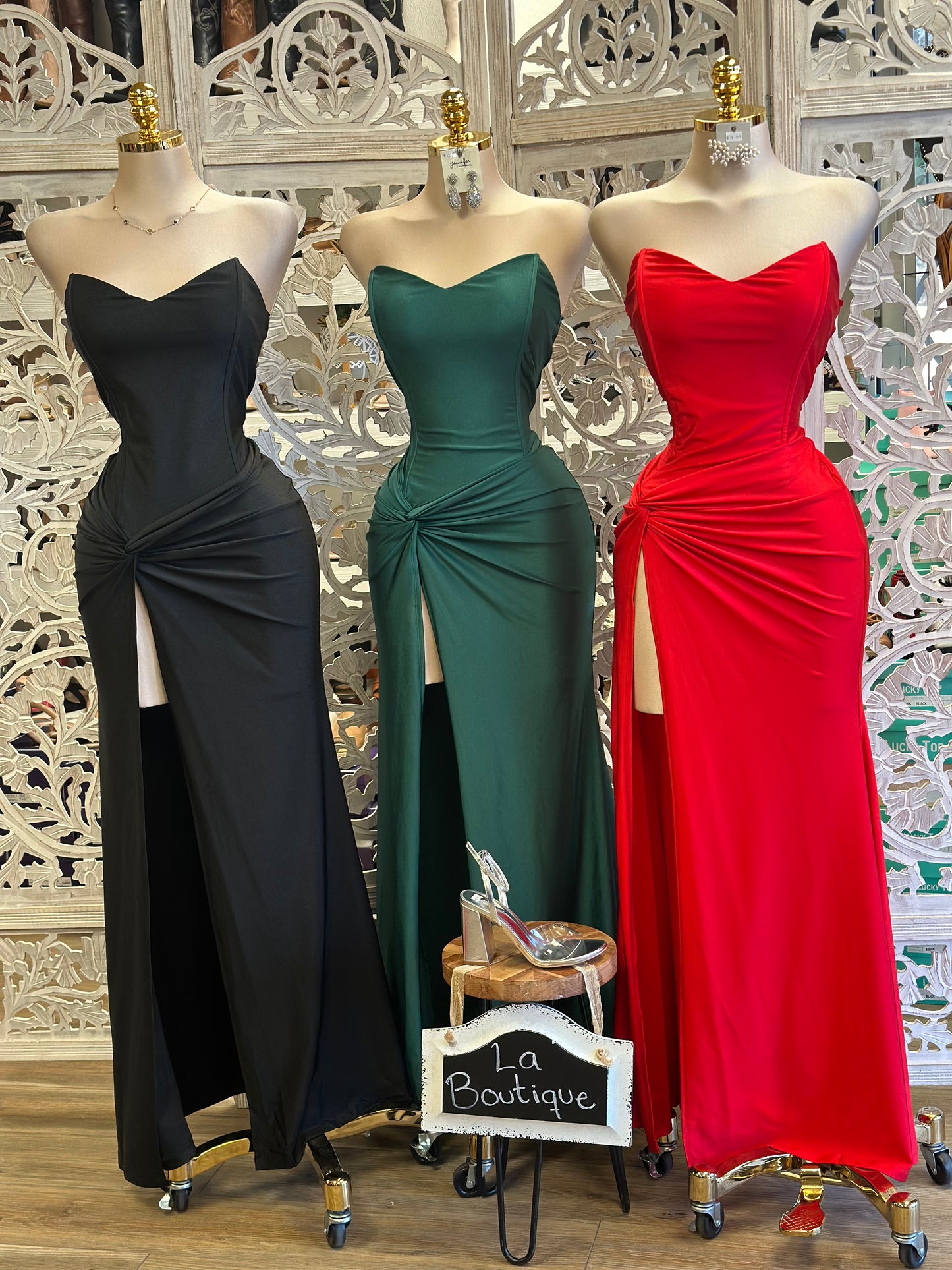 Corset Knotted Gown- Stretchy,Estira