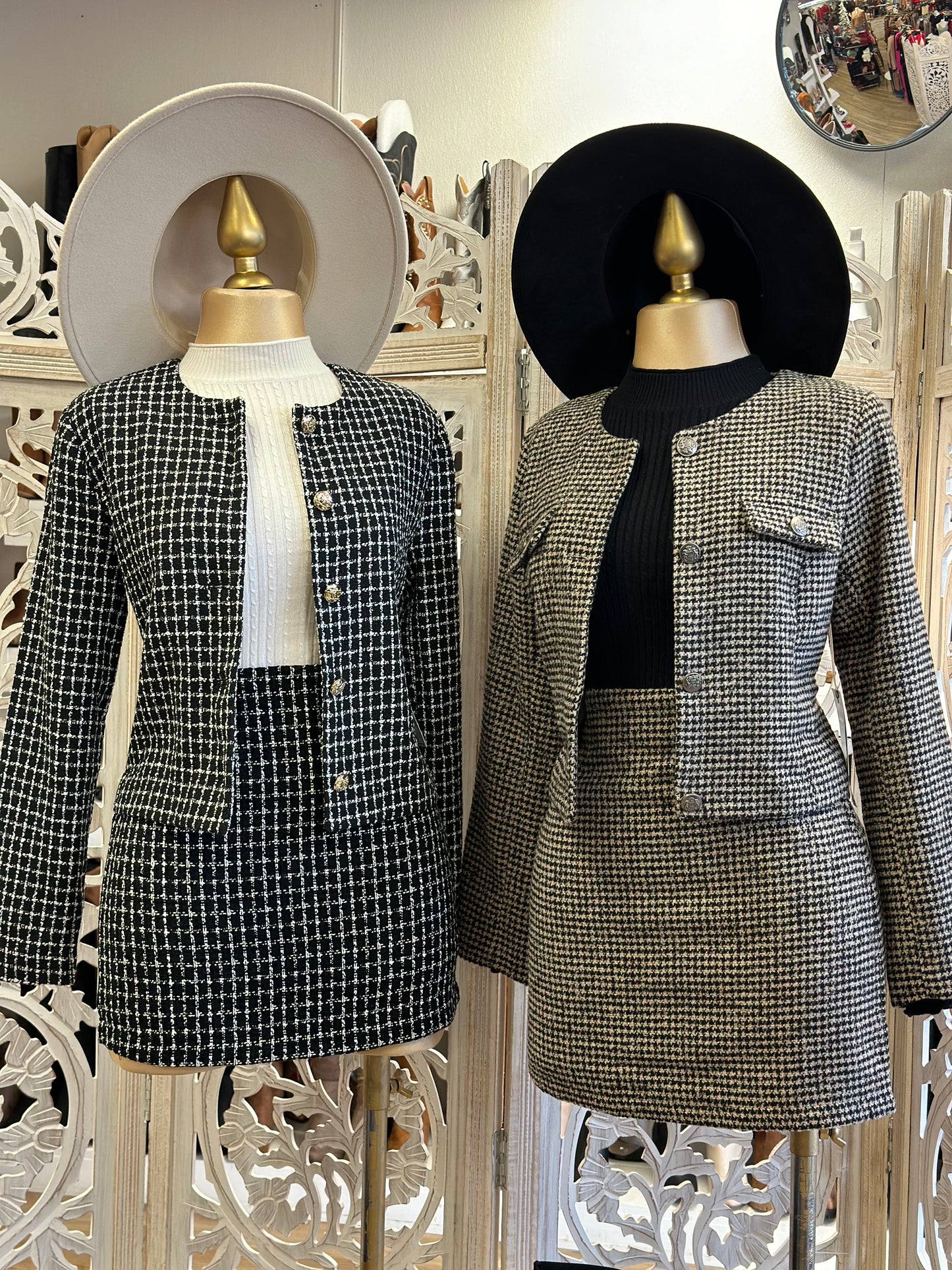 Houndstooth Two Piece Set