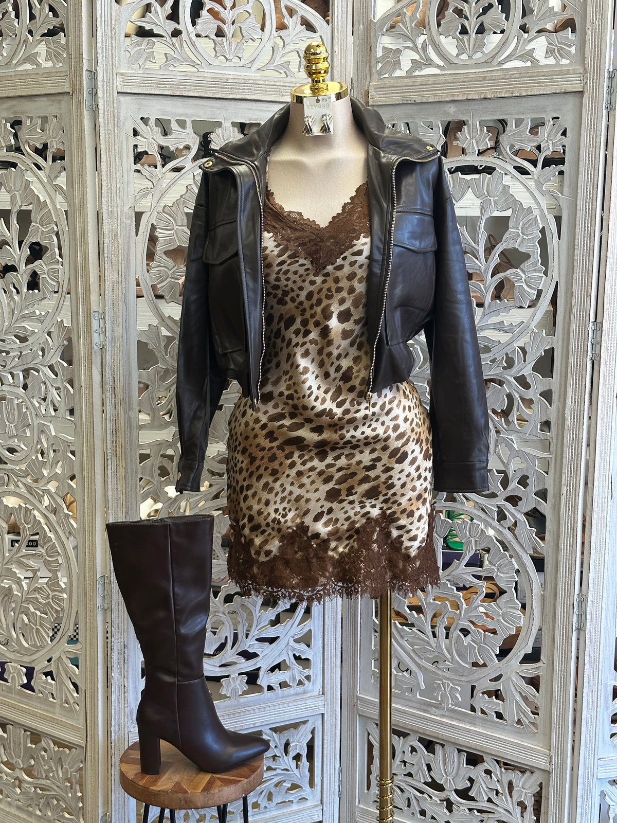 Mesa Leather Bomber Jacket