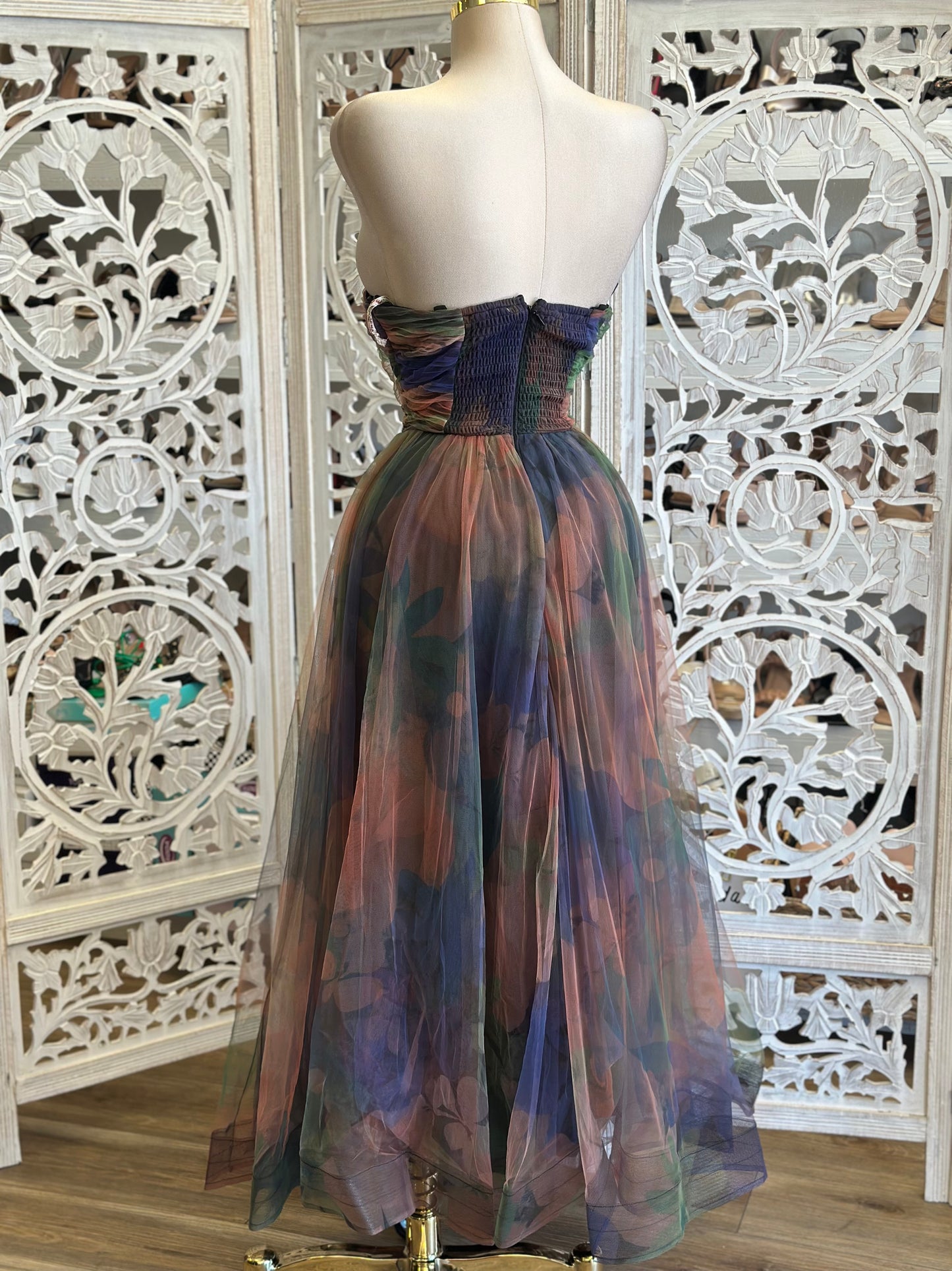 Multi Color Tulle Dress- Stretchy, Estira