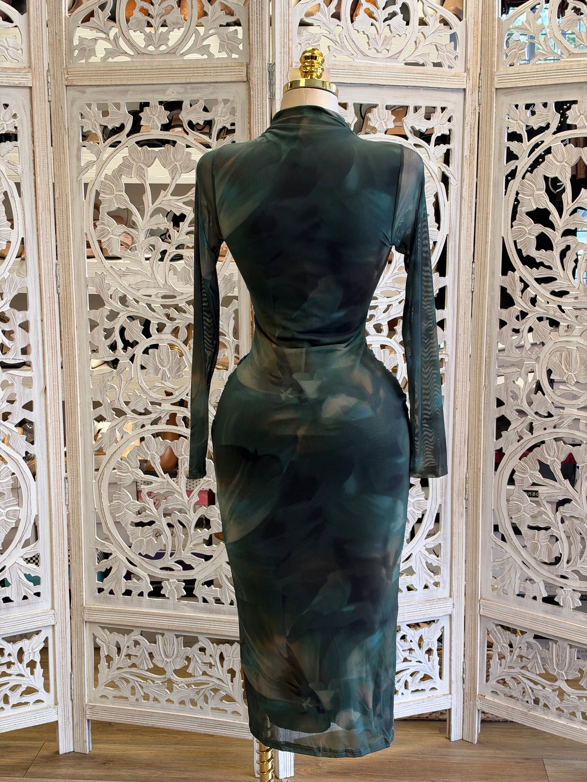 Jade Reverie Dress- Estira , Stretchy
