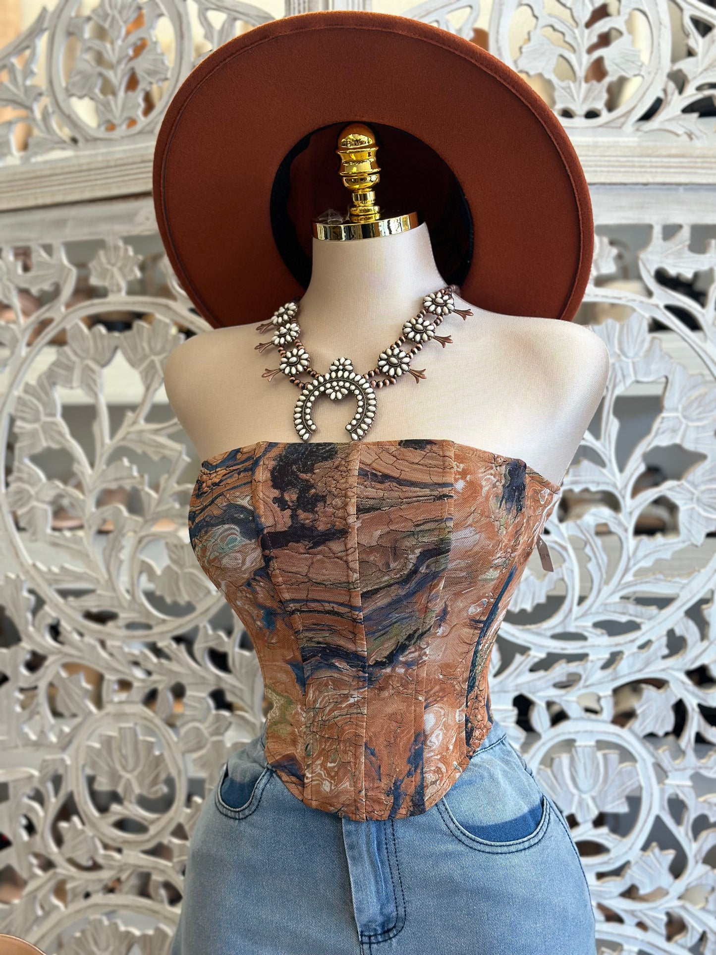 Tie Dye Corset - Estira, Stretchy