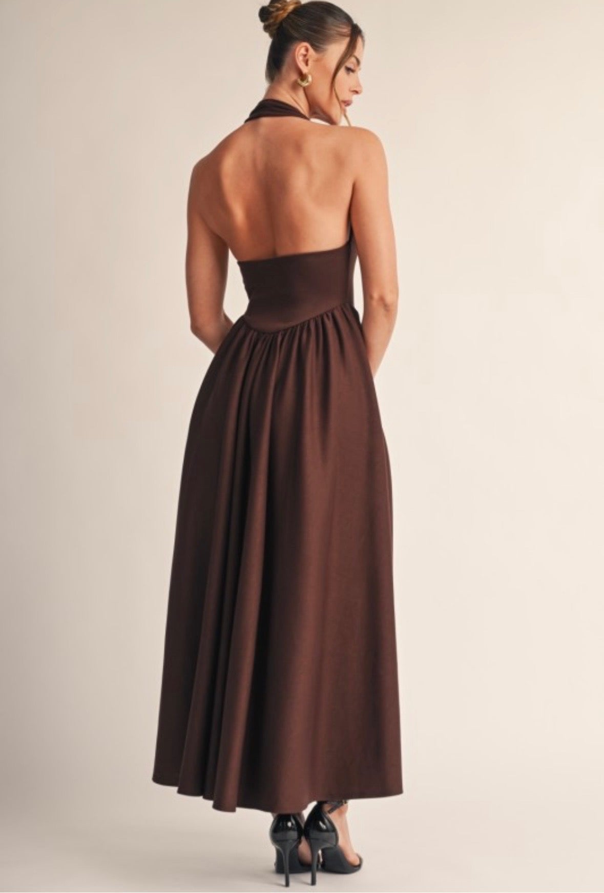Corset Halter Dress- Stretchy, Estira