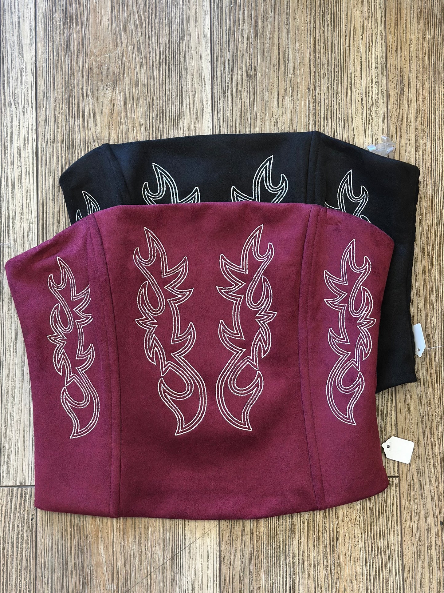 Strapless Western Top - Estira Poco, Slightly Stretchy