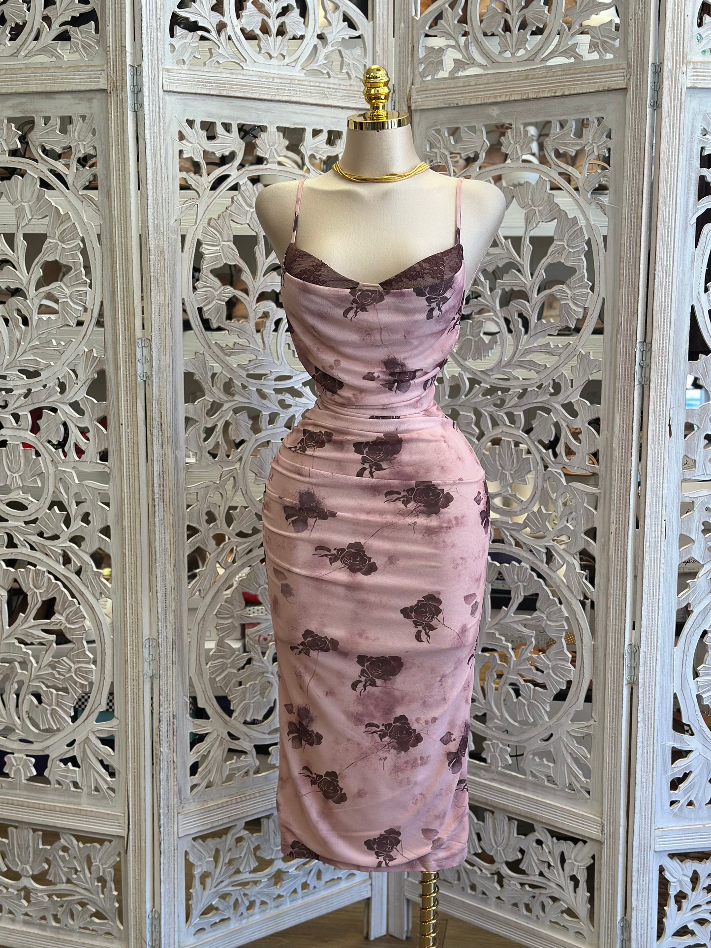 Peek Floral Dress - Estira, Stretchy