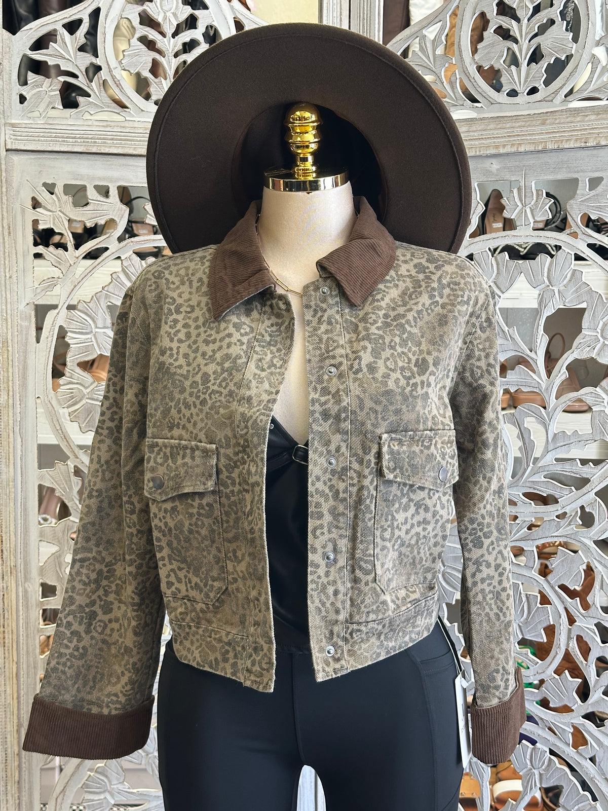 Chimera Animal-Print Coat