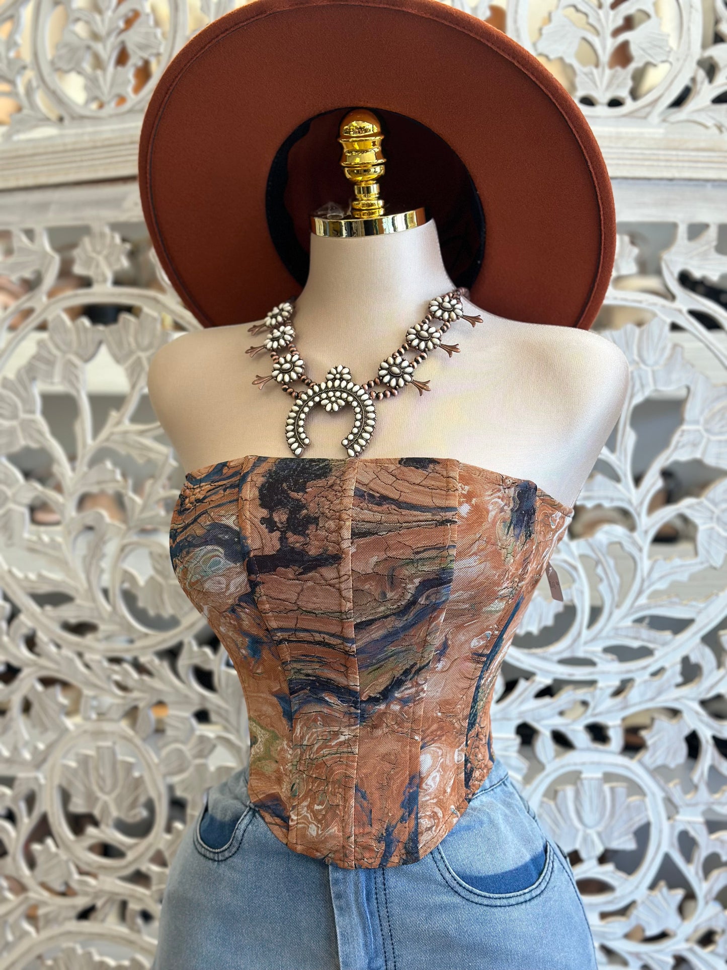 Tie Dye Corset - Estira, Stretchy