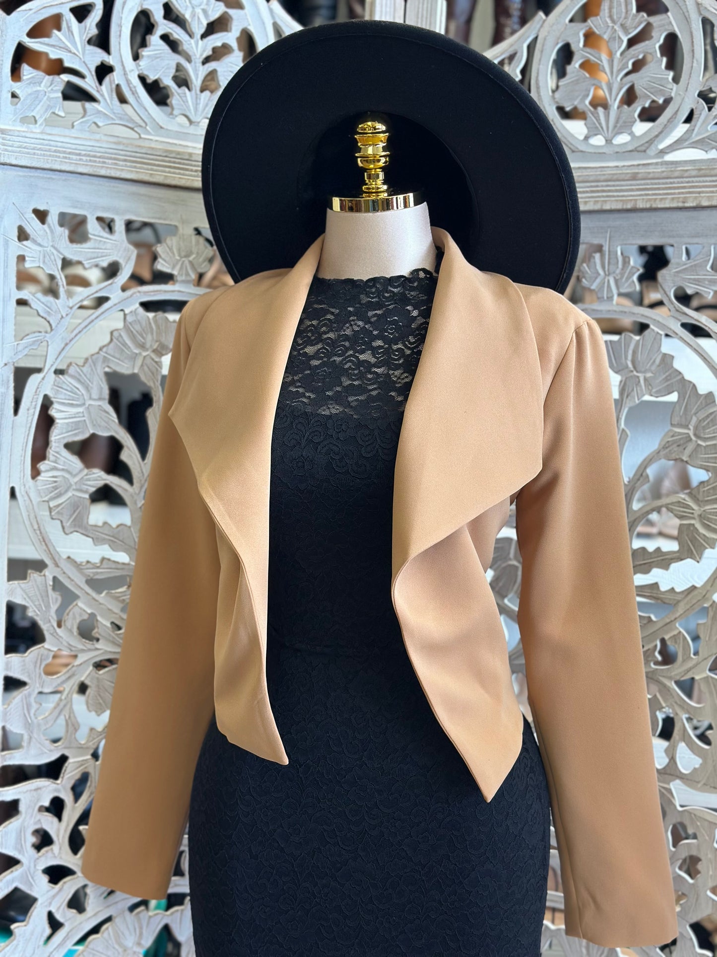 Soft Suede Blazer- Not Stretchy No Estira