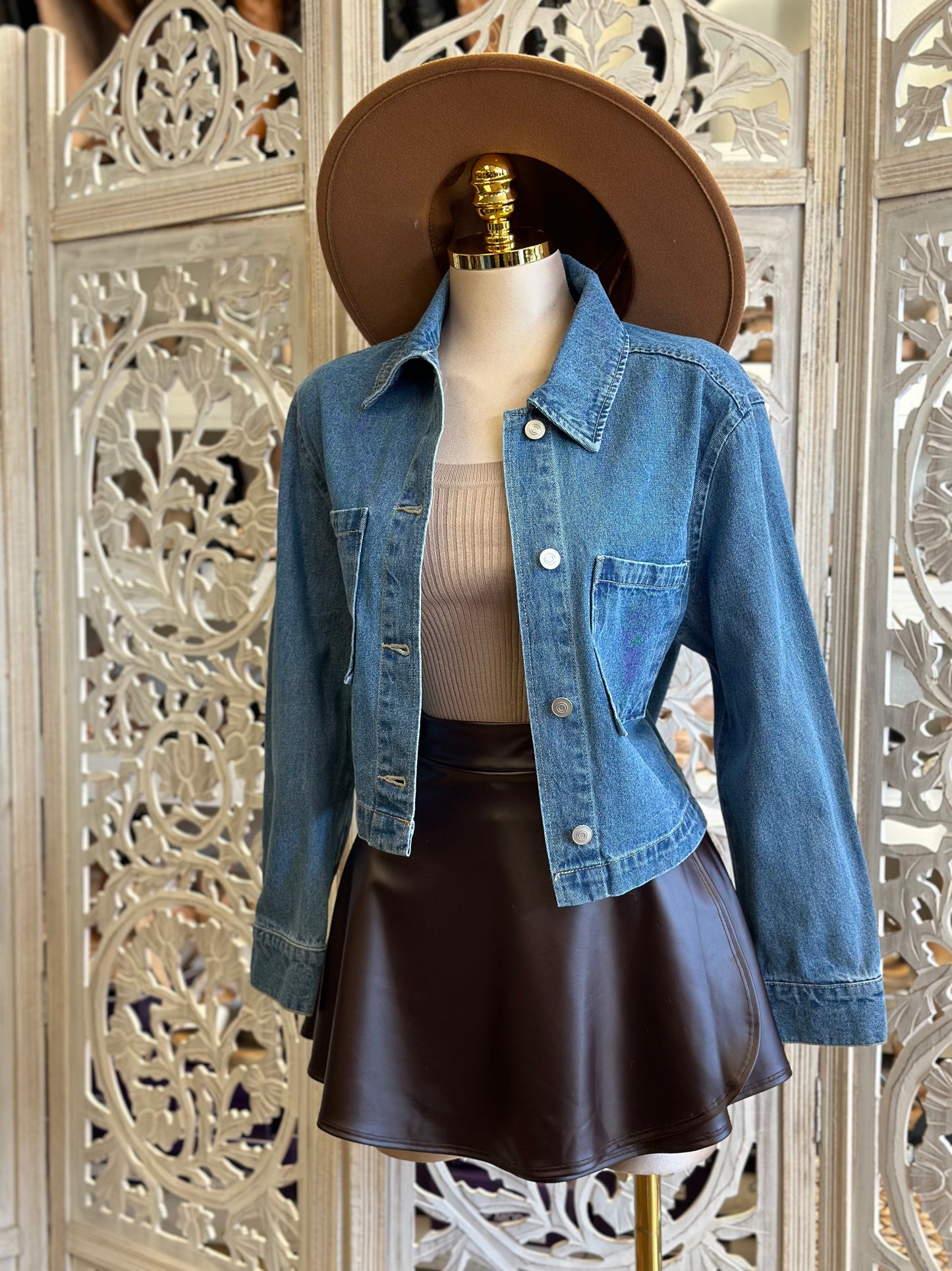 Denim Jacket With Pockets