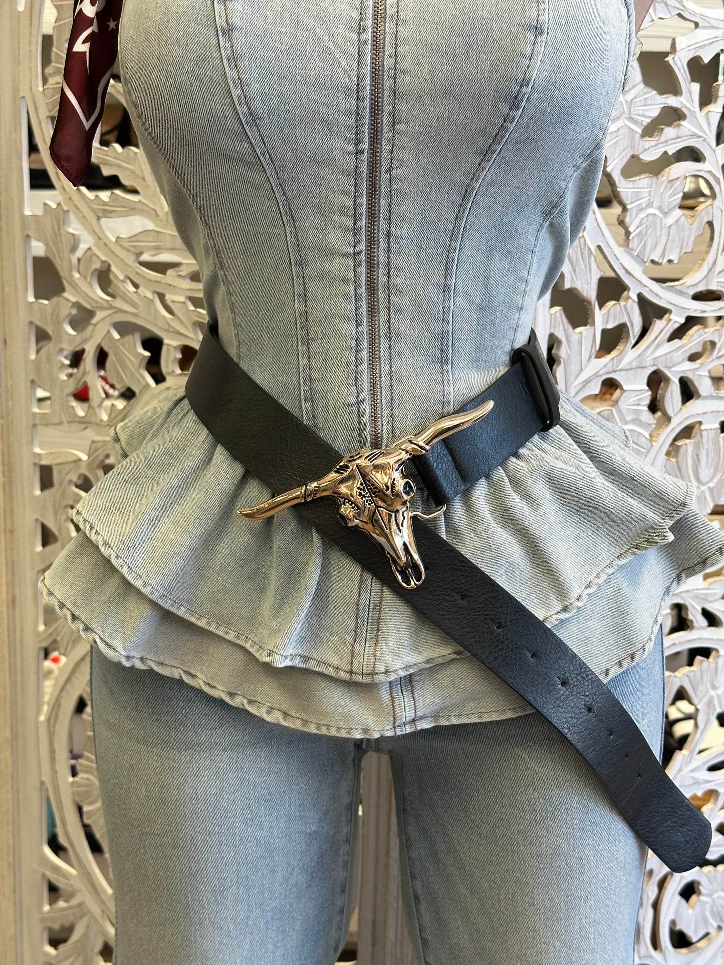Black Bullhead Western Belt