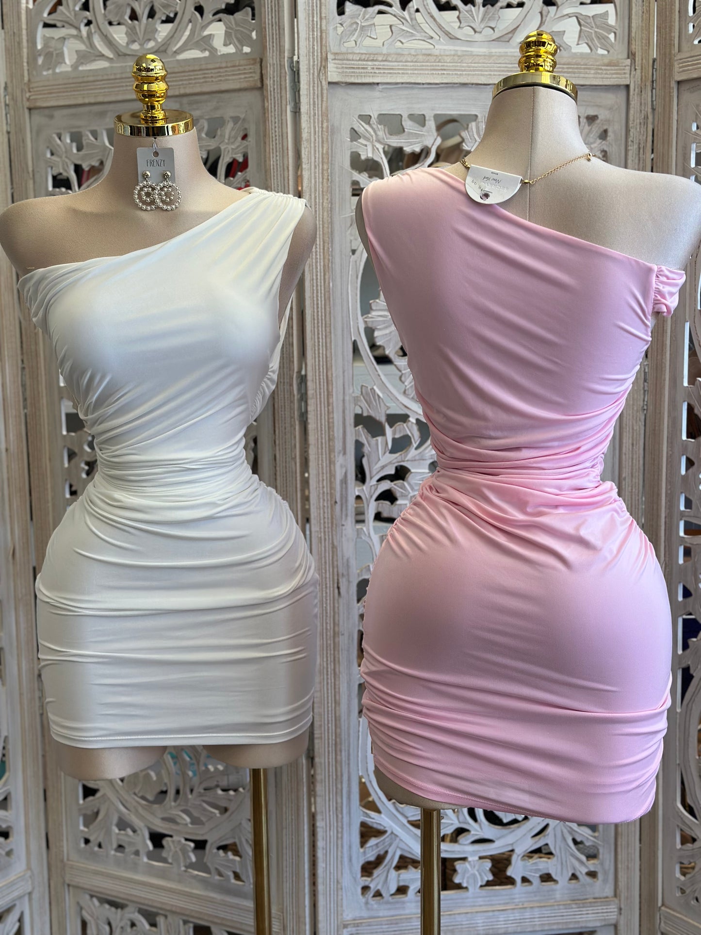 Wrapped Lisa Mini Dress- Stretchy,Estira