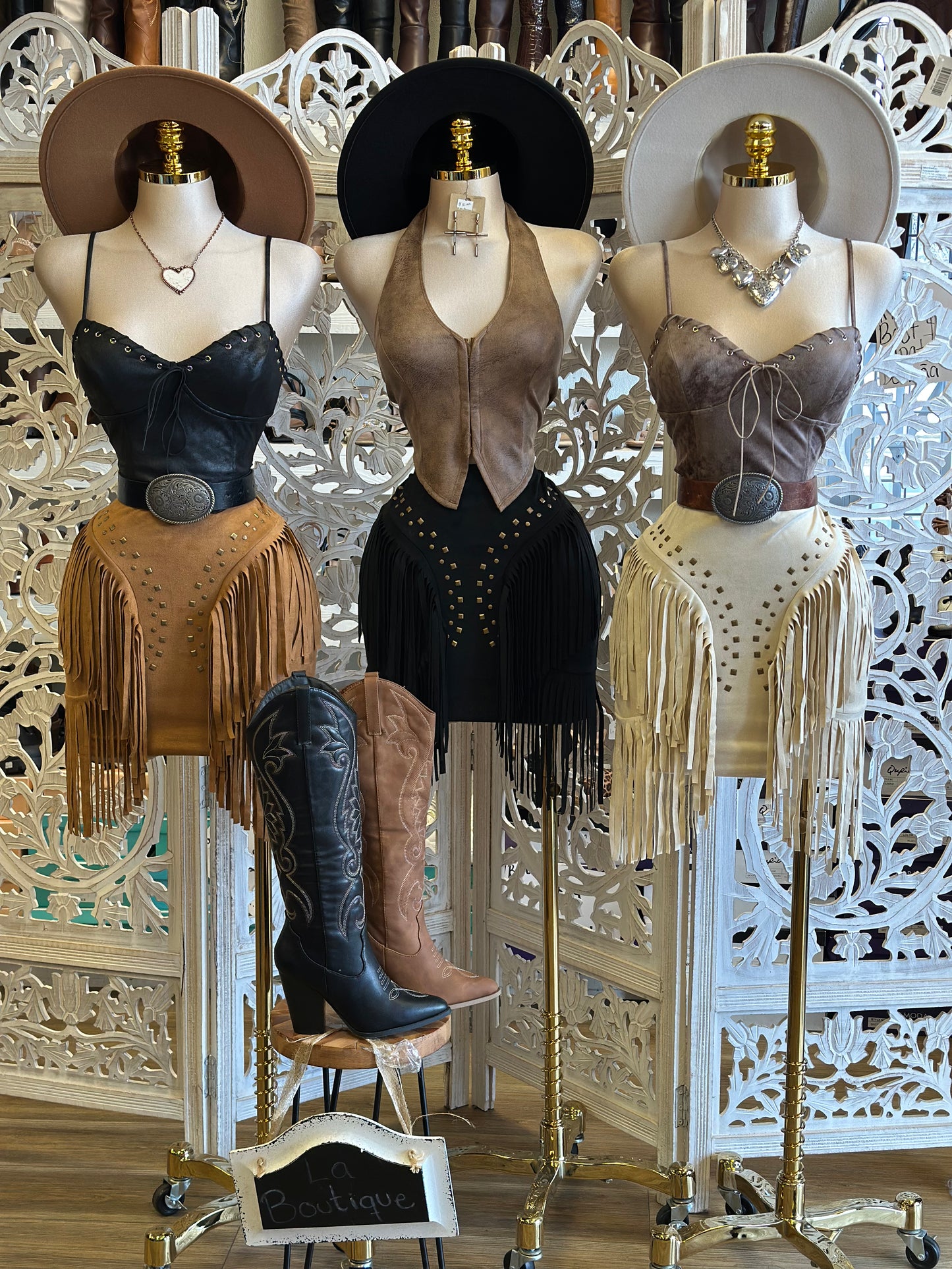 Fringe Sides Skirt-Estira, Stretchy