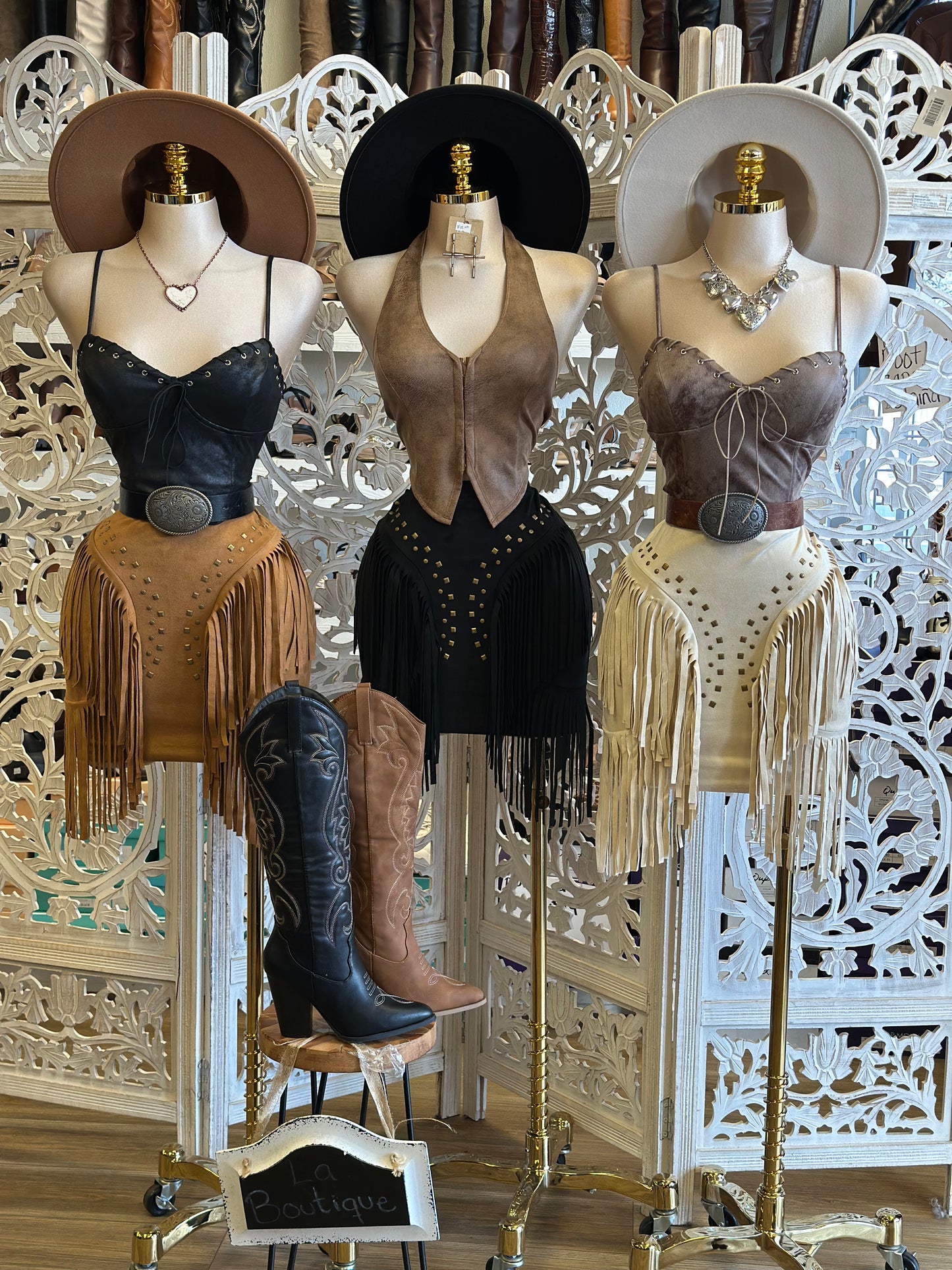 Fringe Sides Skirt-Estira, Stretchy