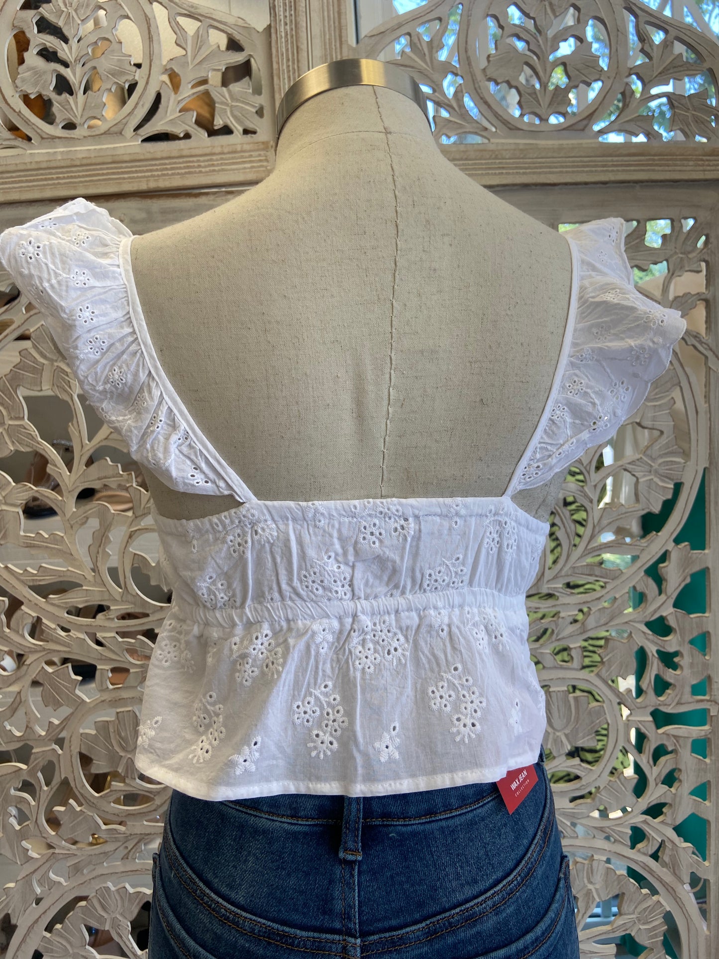 Eyelet Mini Top