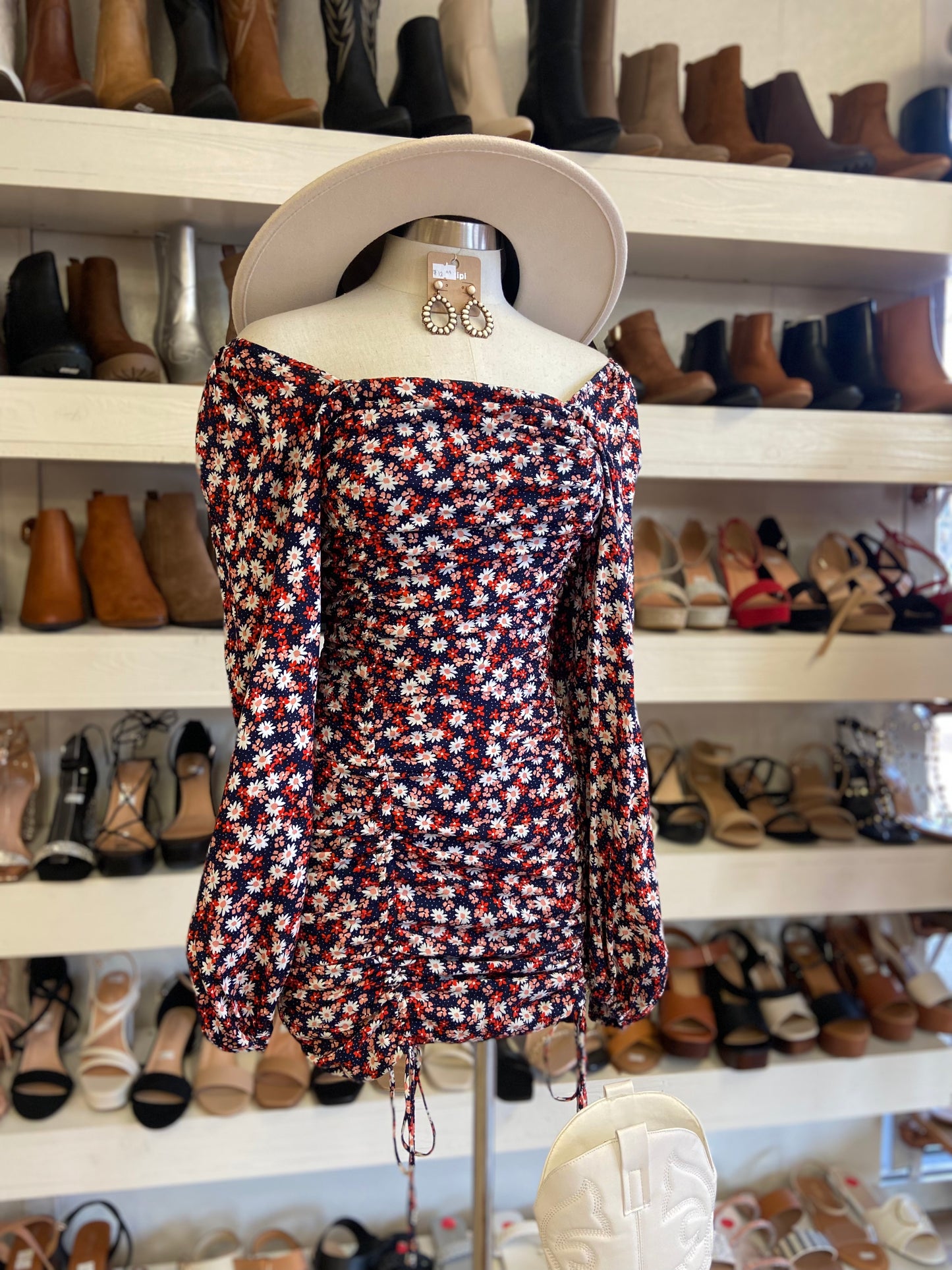 Mini Floral Boho Dress