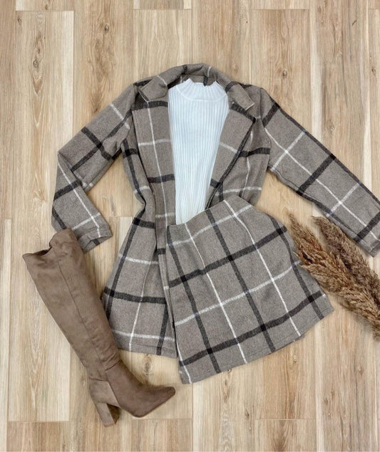 Driftwood Plaid Skirt