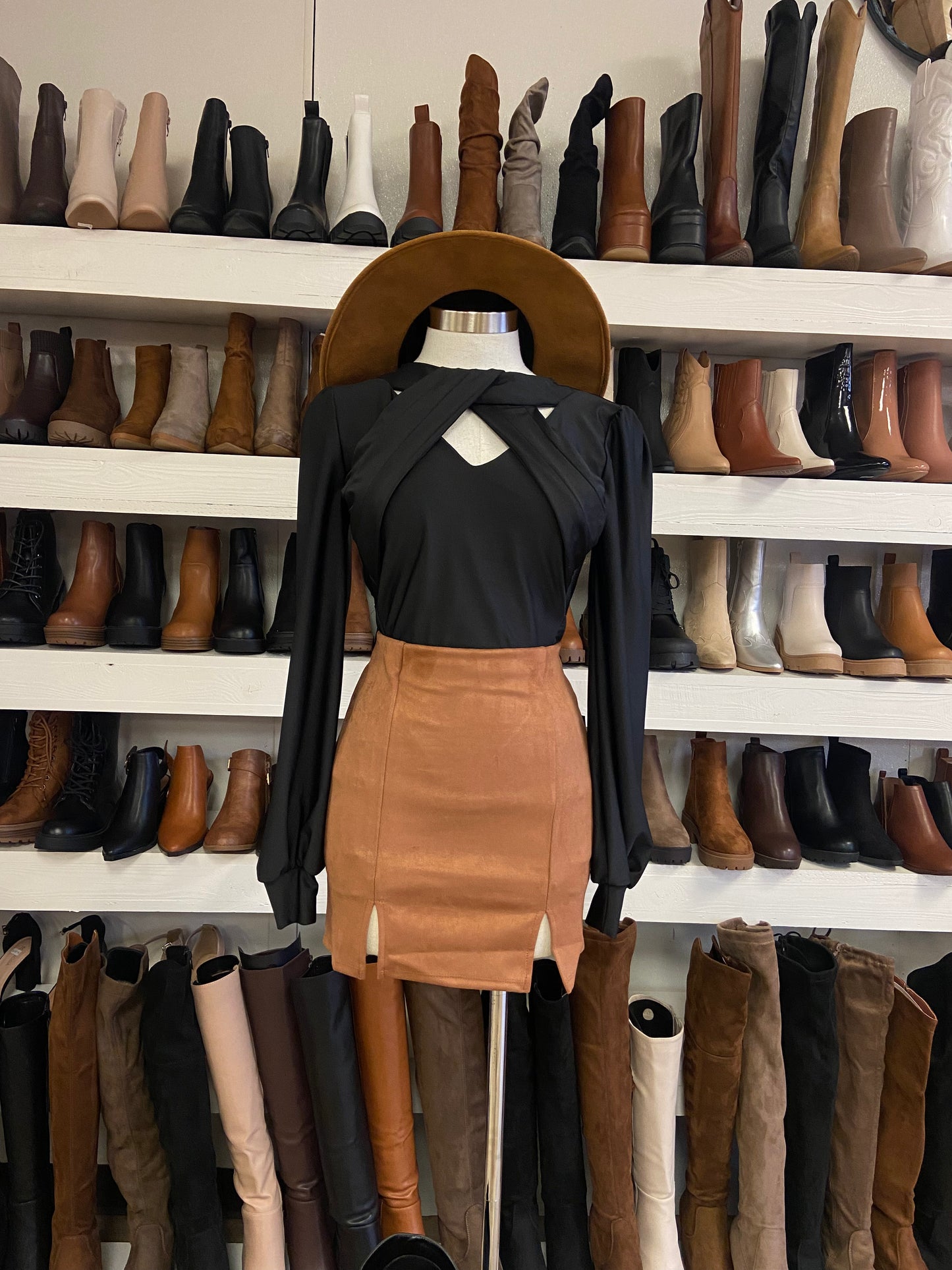 Knotted Long Sleeve Top