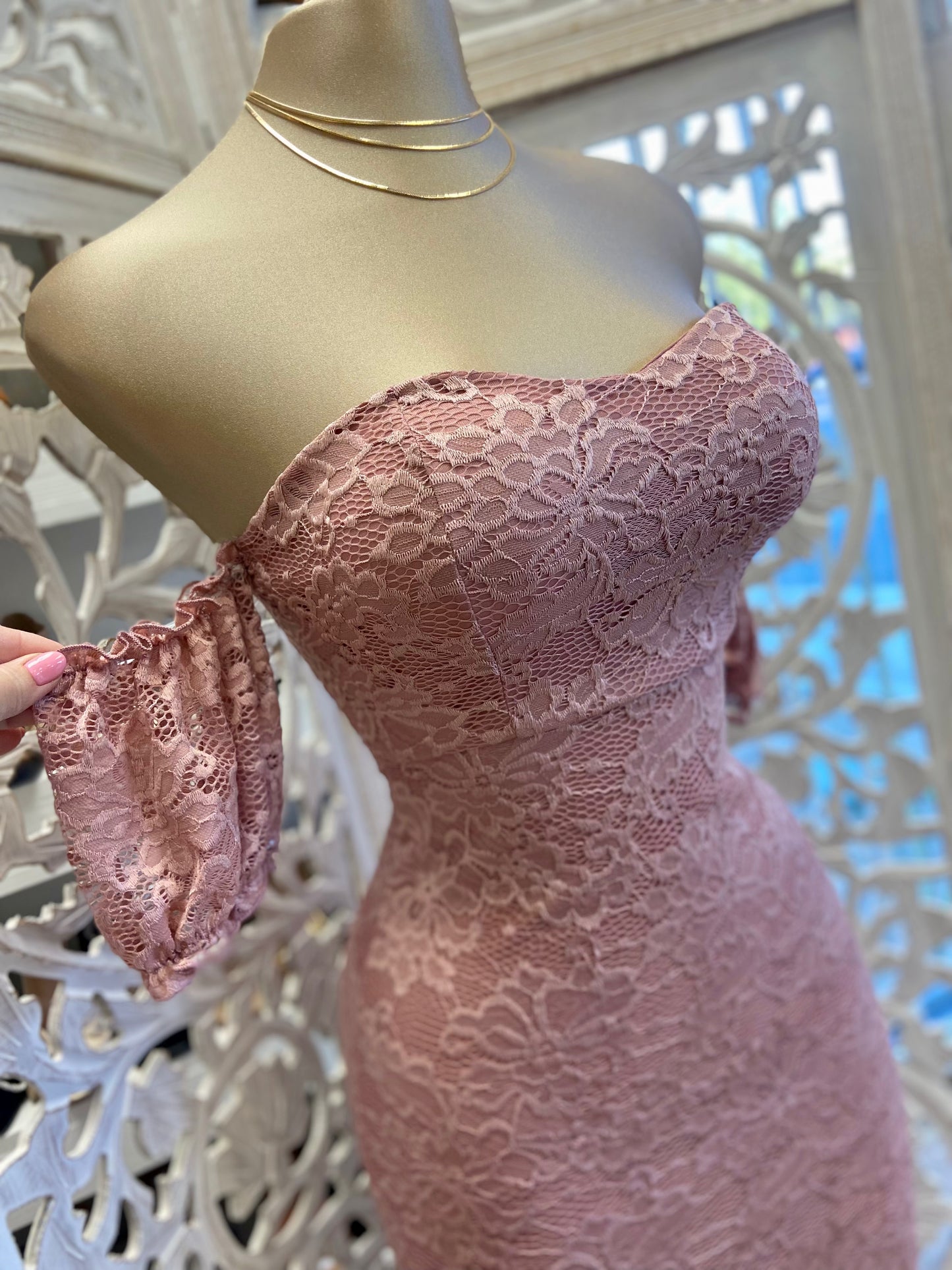 Lace Midi Dress