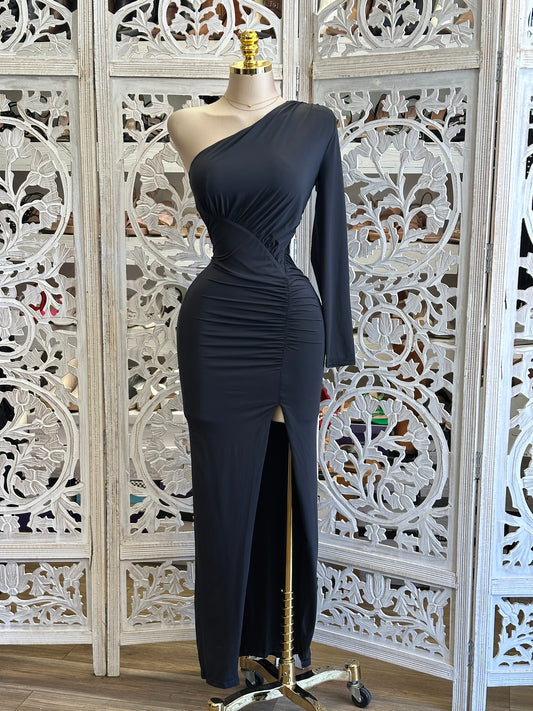 Basalt Maxi Dress- Estira, Stretchy