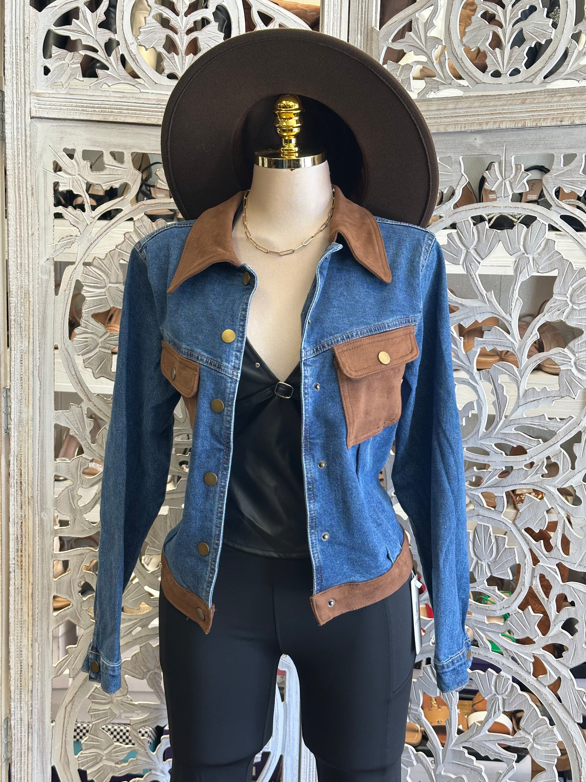Block Western Shacket