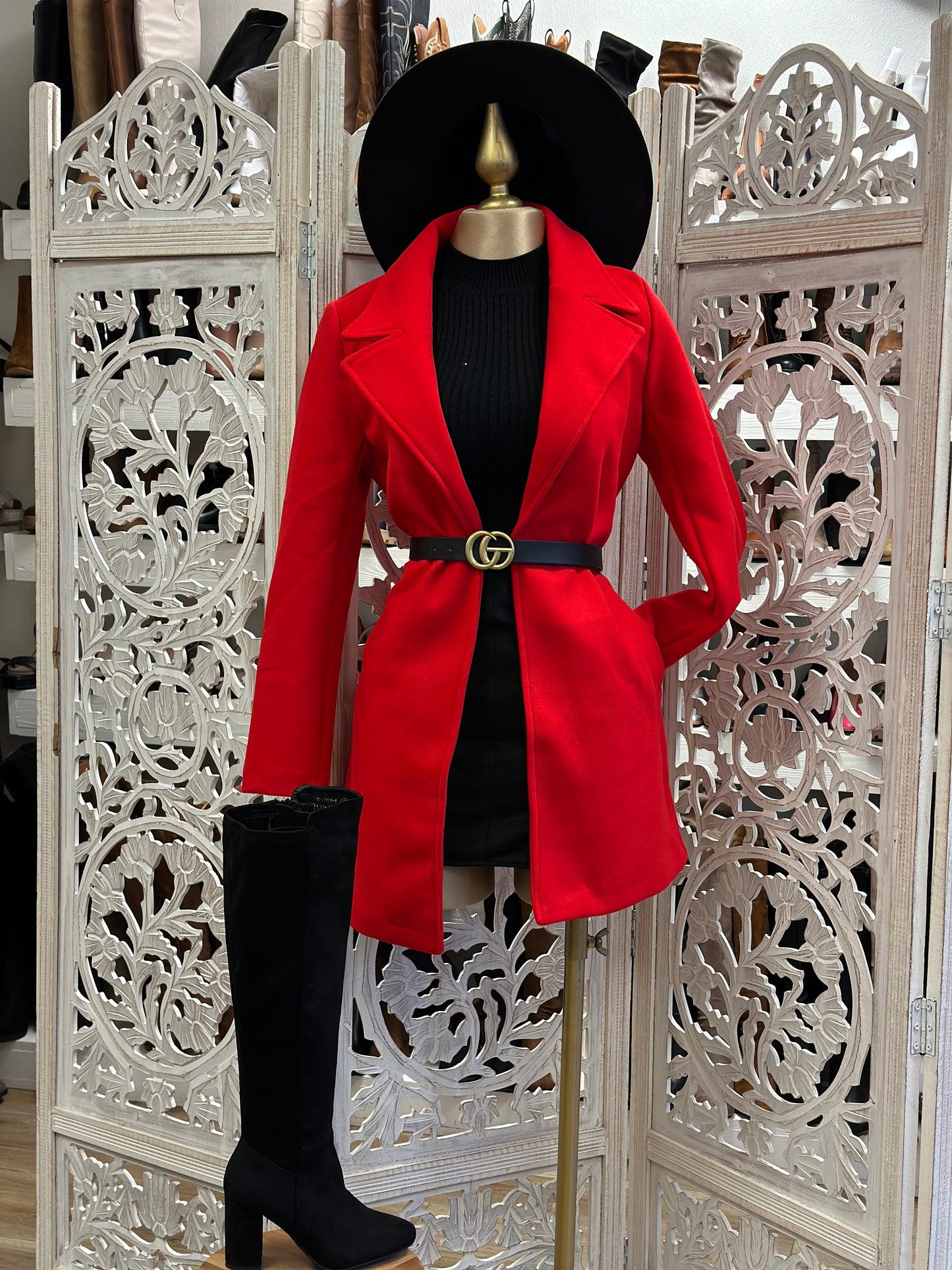 Bright Red Coat