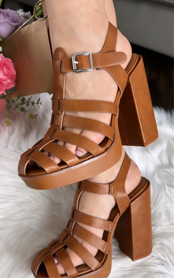 Chunky Netted Sandals