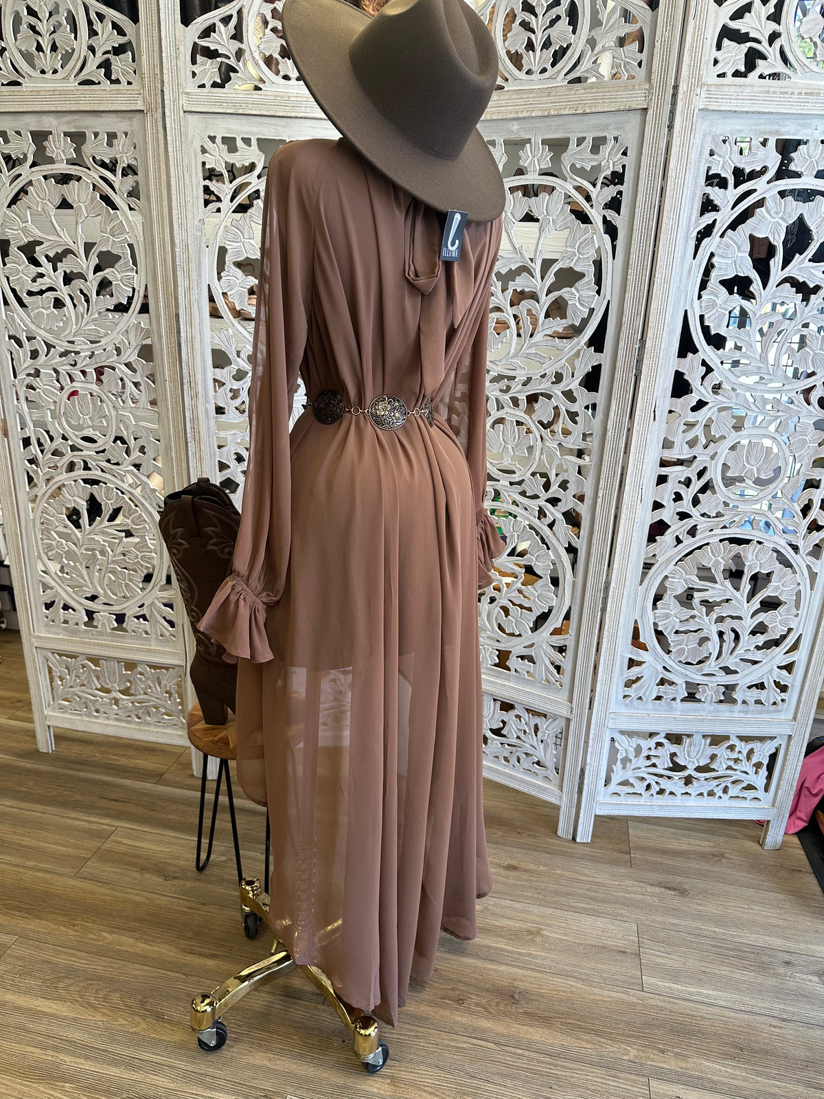 Ravello Cascade Dress- Estira , Stretchy