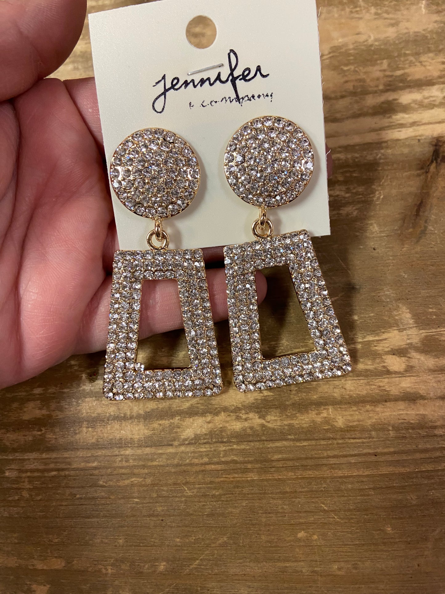 Glitter Drop Earrings