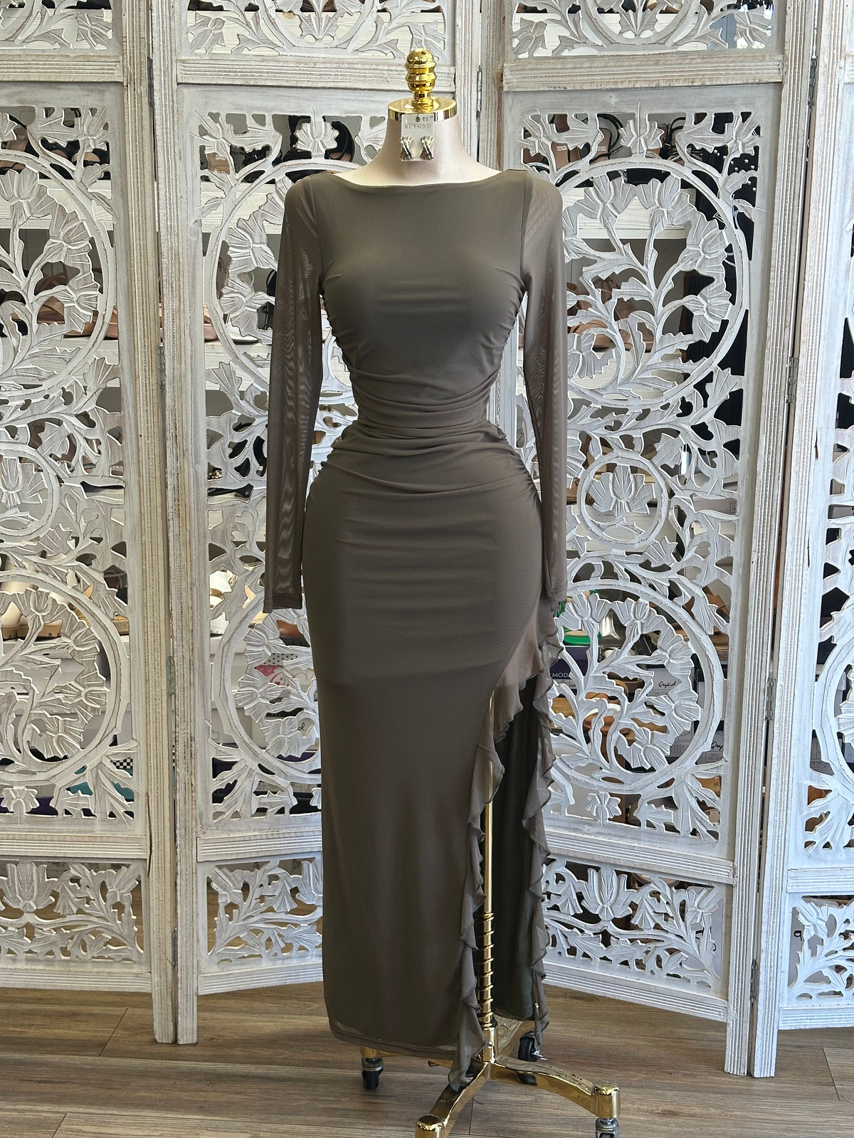 Lichen Wave Dress- Estira , Stretchy