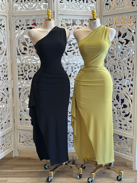Slingback Midi Fitted Dress-Estira, Stretchy