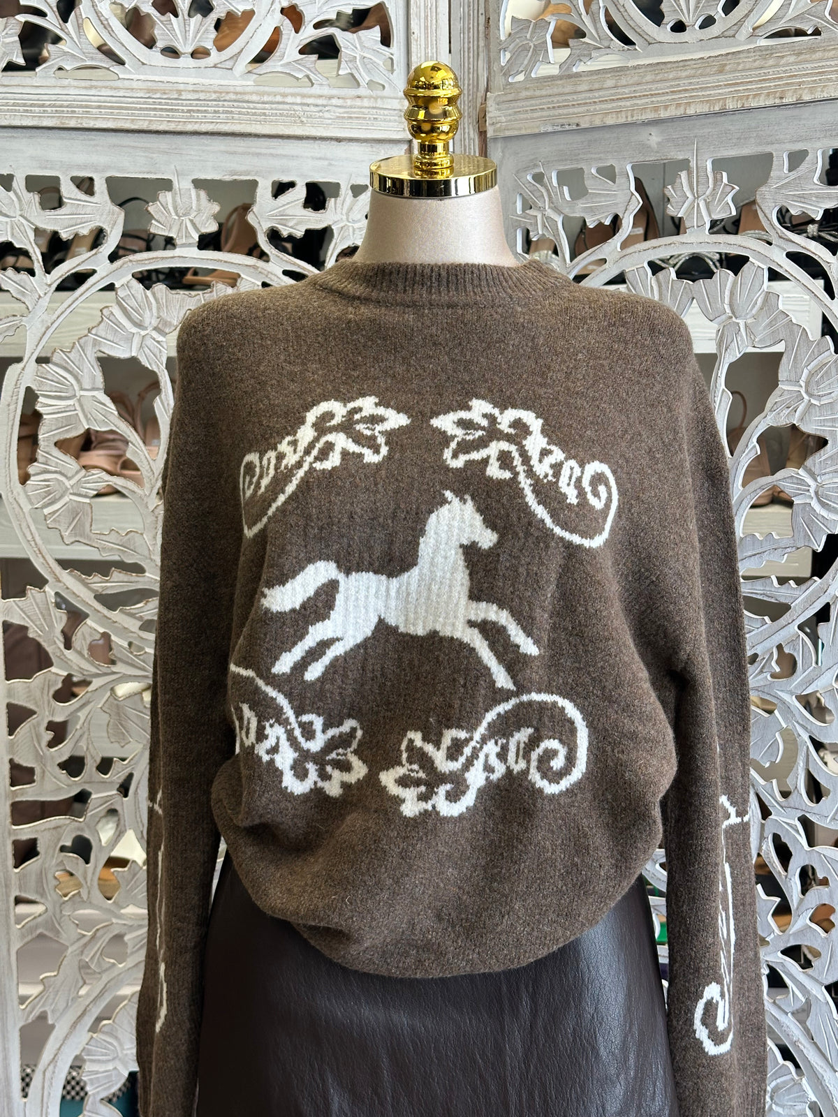 Aspen Equestrian Knit Sweater