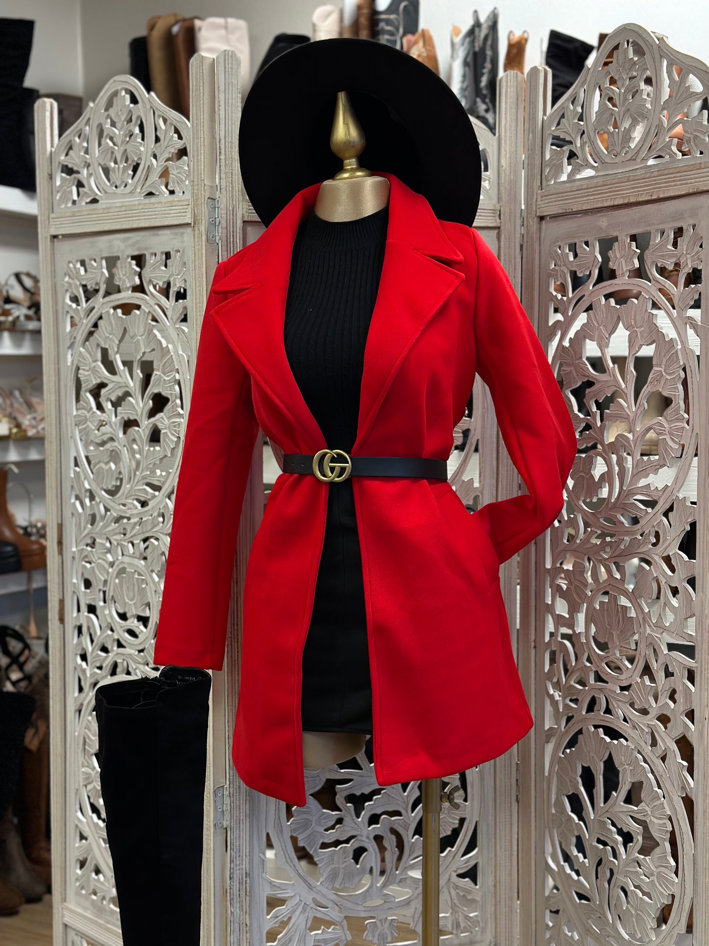 Bright Red Coat