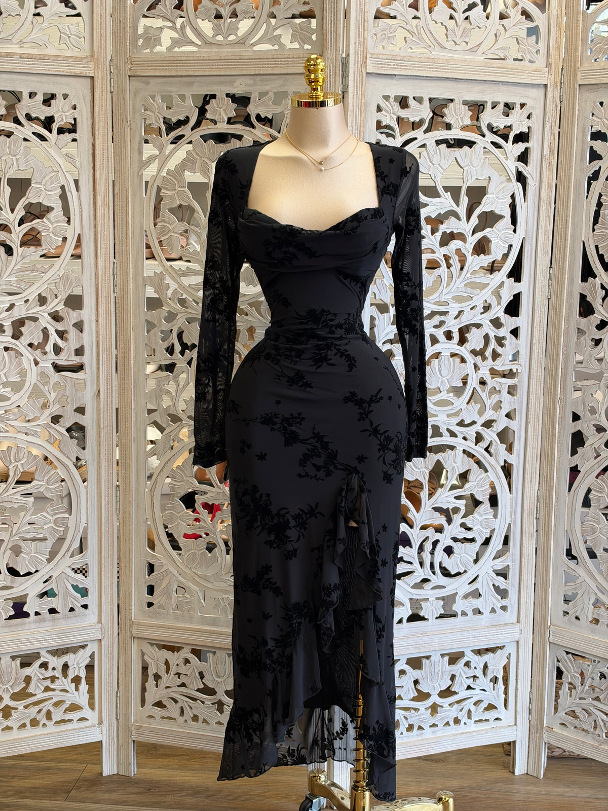 Eclipse Asymmetric Dress- Estira , Stretchy