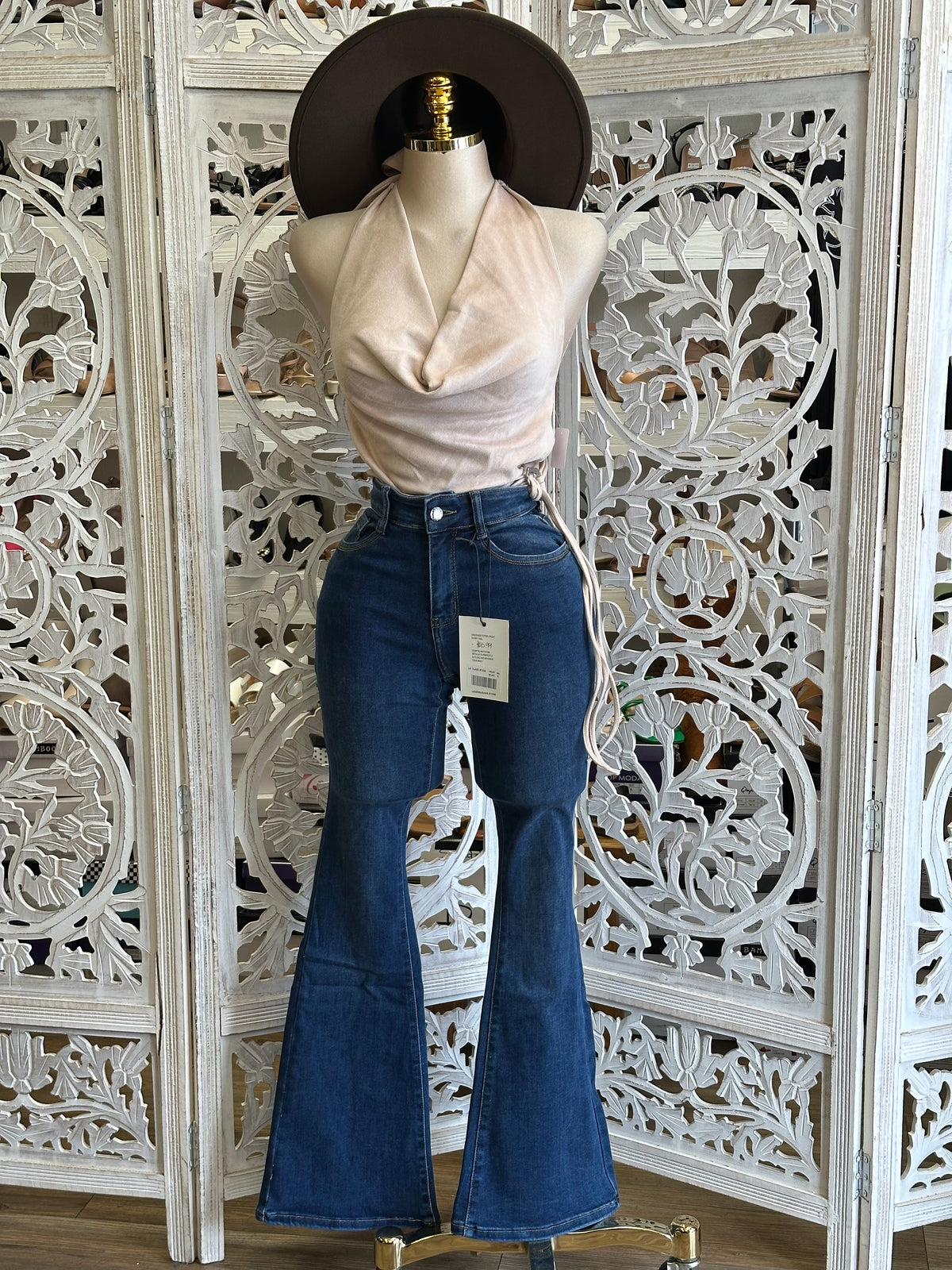 Cashmere Silk Muse Halter- Stretchy