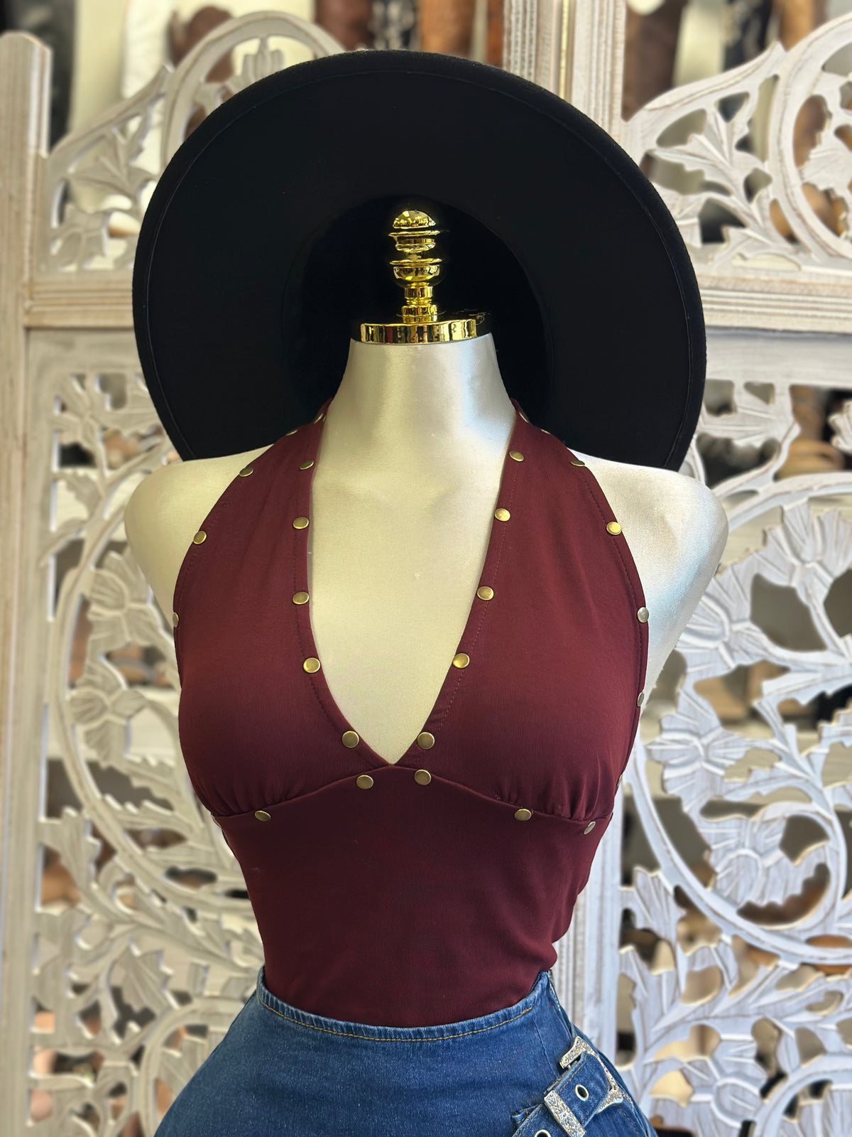 The Bandera Studded Halter
