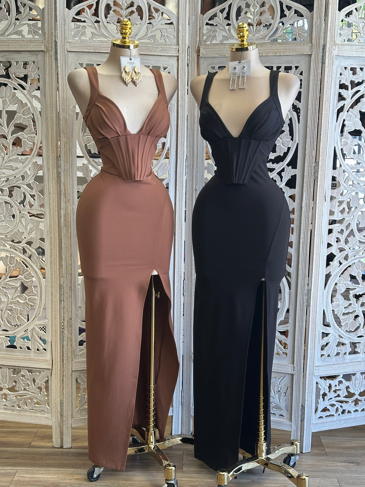 The Monolith Corset Gown - Estira , Stretchy